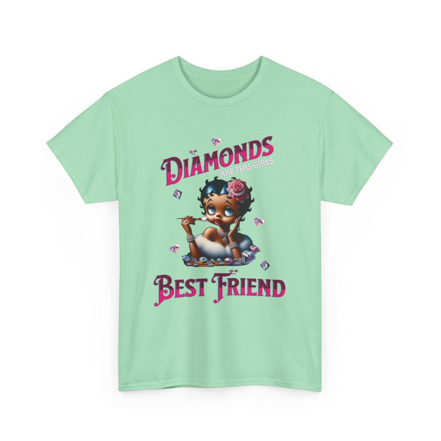 Diamonds Are This Girl's Best Friend, Marilyn Monroe Quote Shirt, Best Friend Tees, Betty Boop I Love Diamonds T-Shirts,