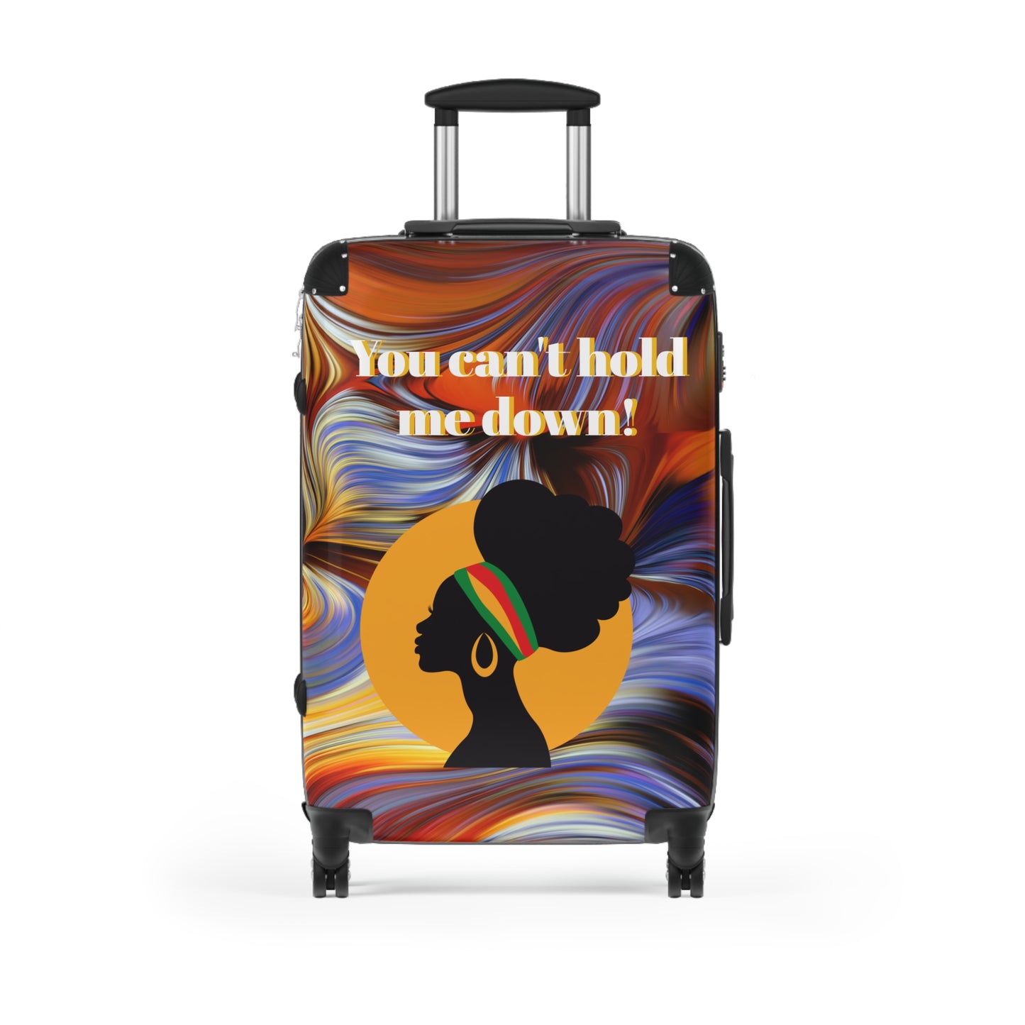 Afrocentric Suitcase for Women, Personalization Available Upon Request