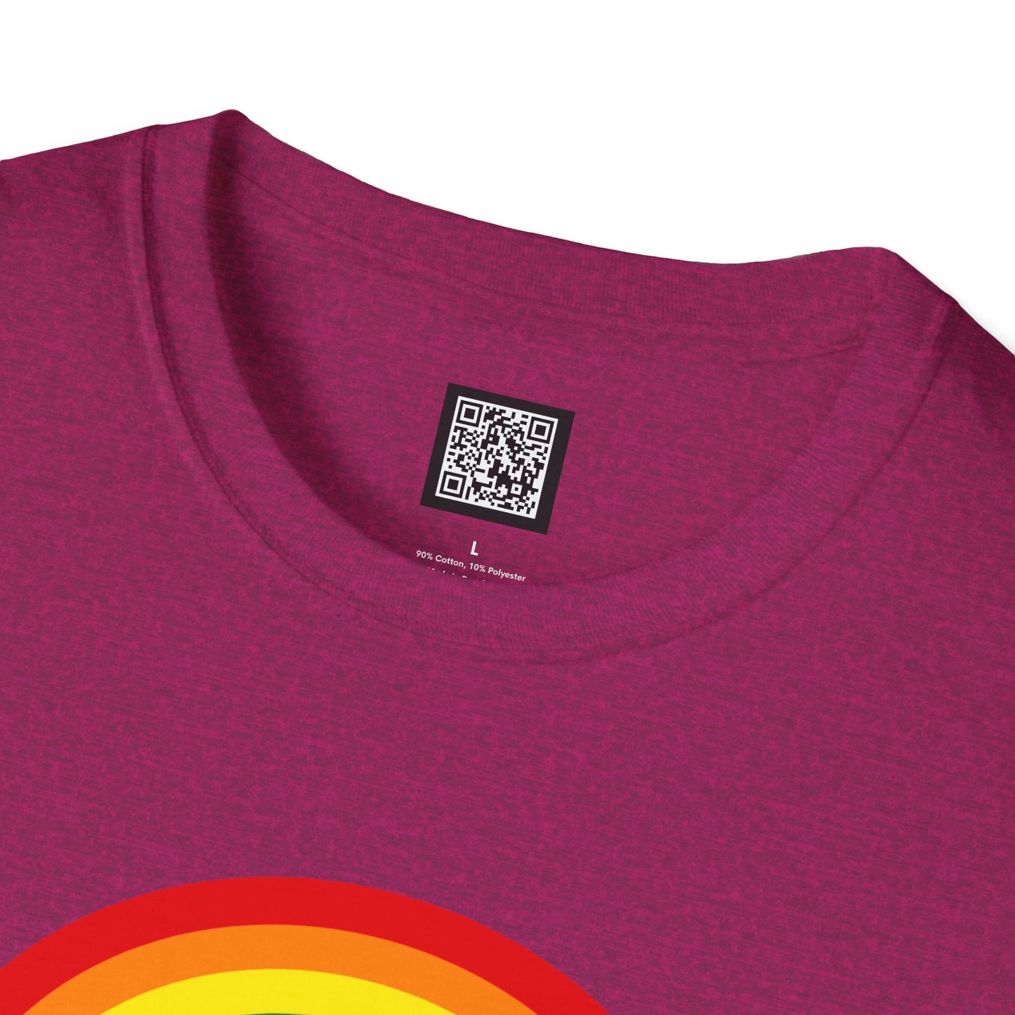 Rainbow Diversity Unisex Softstyle T-Shirt, LGBTQ+ Pride Apparel, WEHO Inclusive Gift, Casual Wear, Colorful Tee for Pride Celebrations