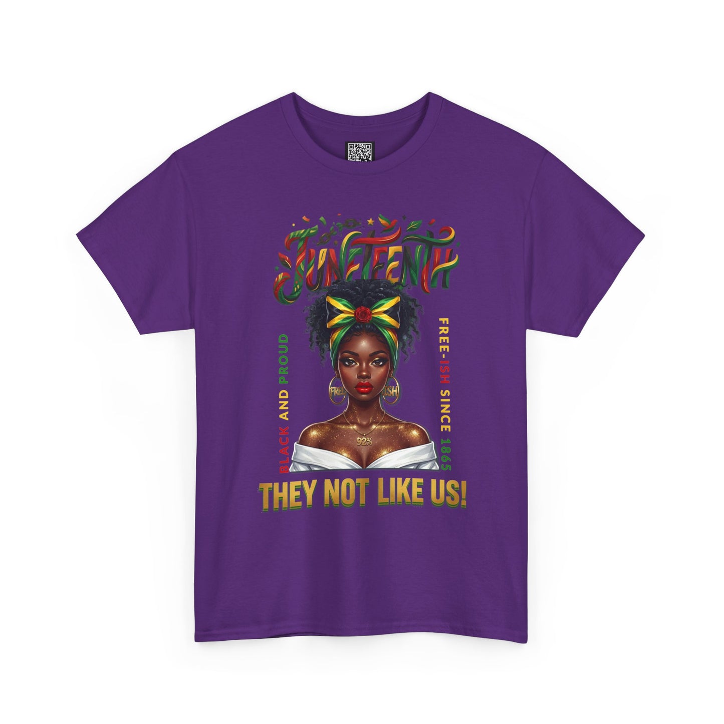 Juneteenth Celebration Tee — "They Not Like Us" Black History Graphic Shirt
