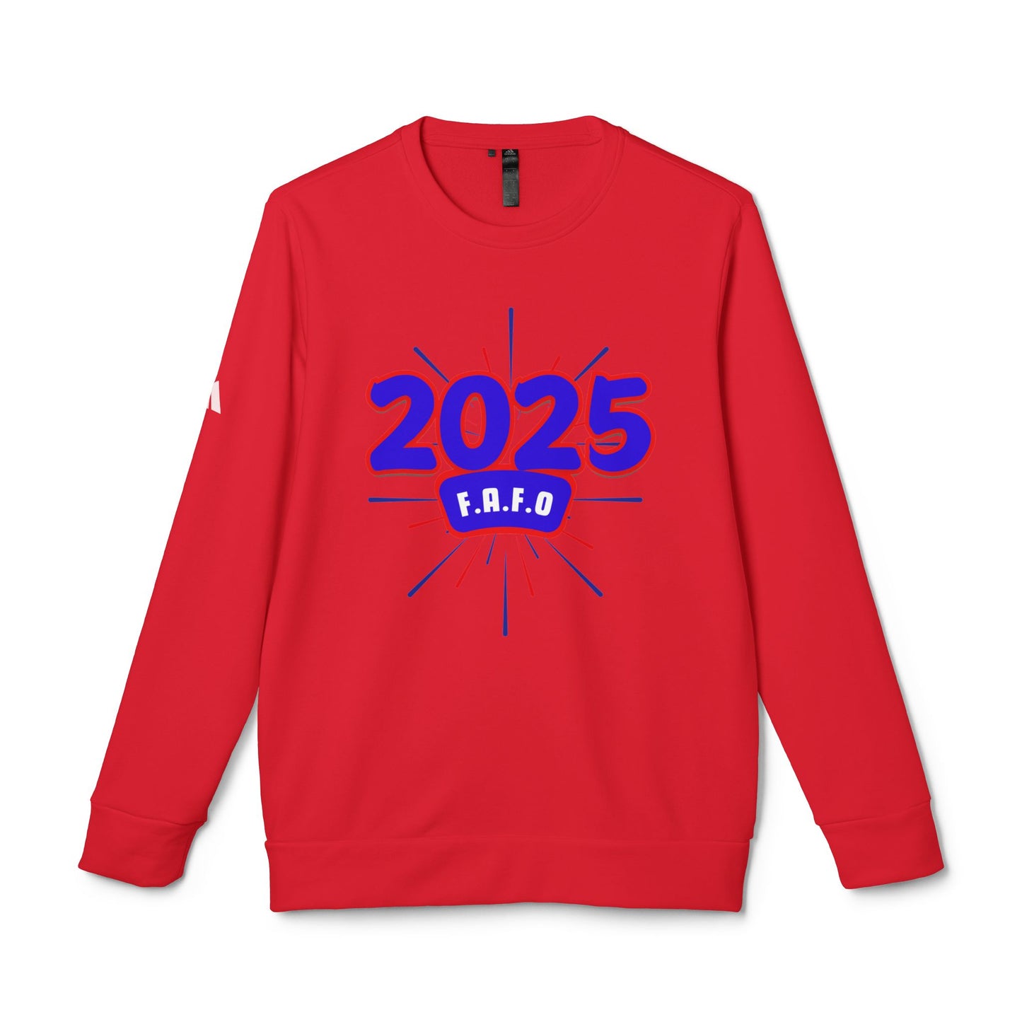 Adidas Unisex Fleece "F.A.F.O." Crewneck Sweatshirt, Anti-Trump Regime Shirt, Fight Oligarchy Shirts, F around... You Know the Rest Shirt
