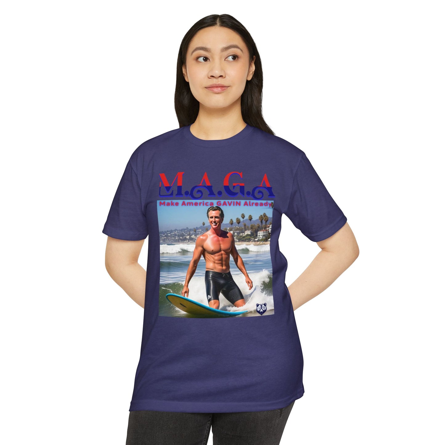 Make America Gavin Already T-shirt | Retro California Beach Vibe | Gavin Newsom T-shirt Apparel | Summer Style | California Pride Tees