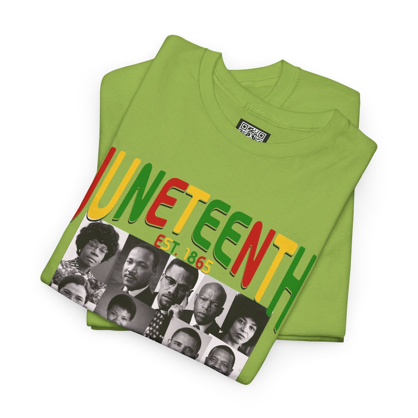 Juneteenth Celebration T-Shirt – "Let Freedom Ring" Colorful Chain Design (Est. 1865)
