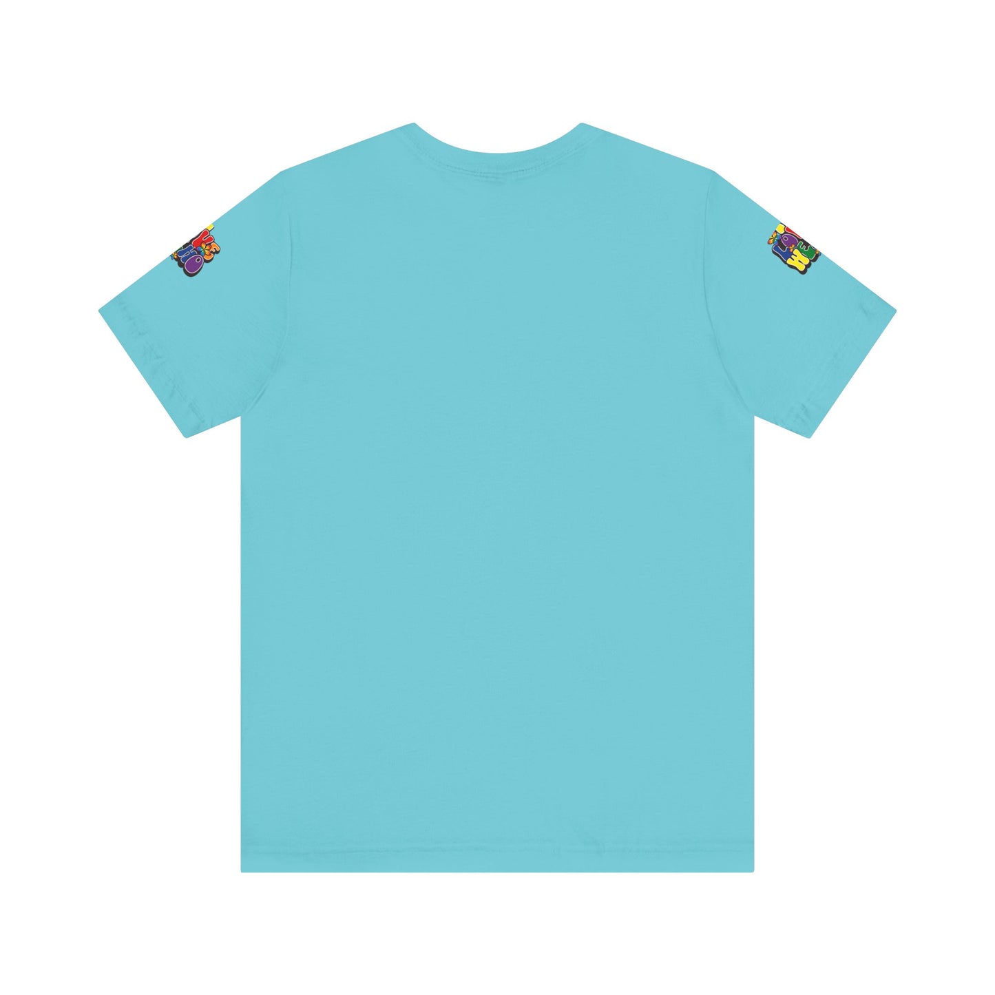 Colorful LGBTQ+ Love Short Sleeve Tee, Pride T-Shirt, I Love WeHo, Pride Festival Merchandise, Gift for Friends, Unisex Graphic Tee
