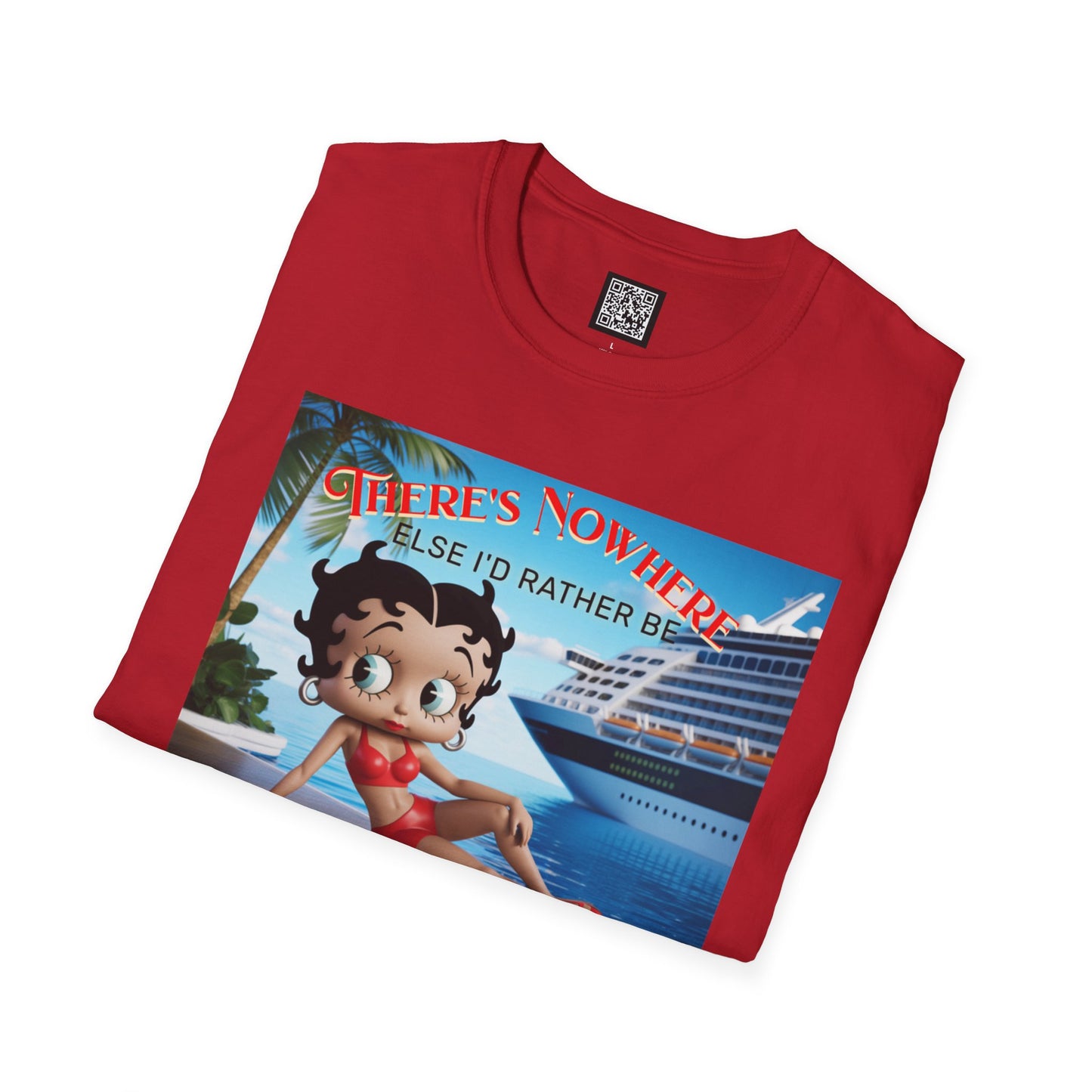 Betty Boop Cruisin' Vintage T-Shirt, Retro Beach Tee, Cute Cruise Themed Summer Fun Shirt, Vacation Outfit, Bettsie Style Clothing