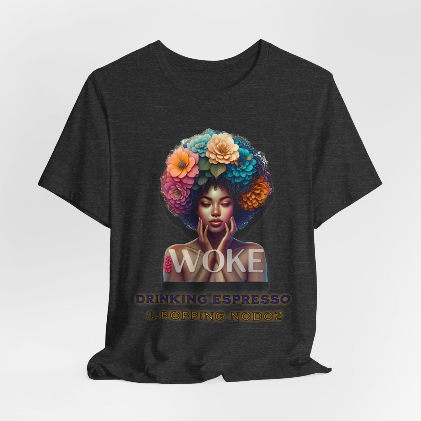 Woke Because We Can't Sleep on our Government, 92% Black Woman's Power Shirt, Melanin Women T-Shirts, Black Girl Magic T-Shirts,