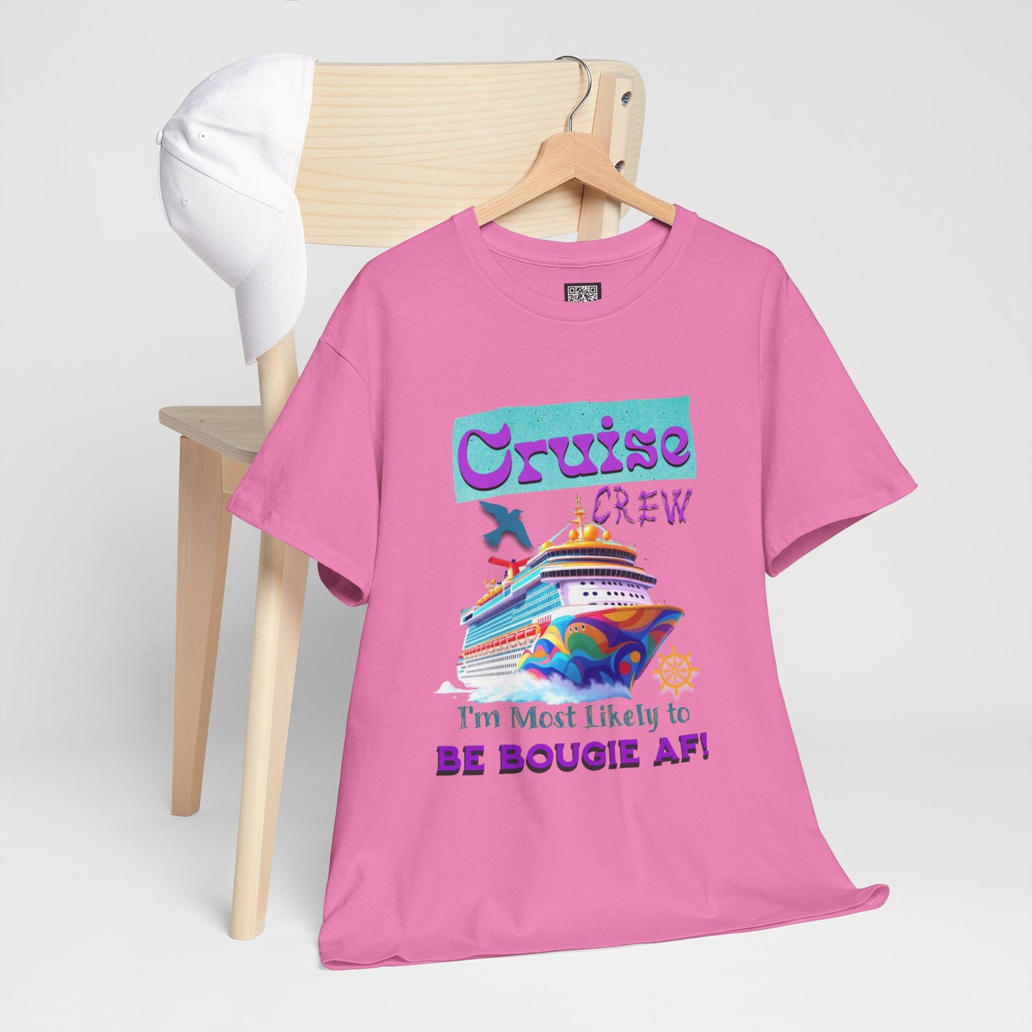 Cruise Crew Tee - I'm Most Likely to Be Bougie AF, Travel Shirt, Vacation Apparel, Cruise Outfits, Summer Fun Clothing for the Bougie Crew