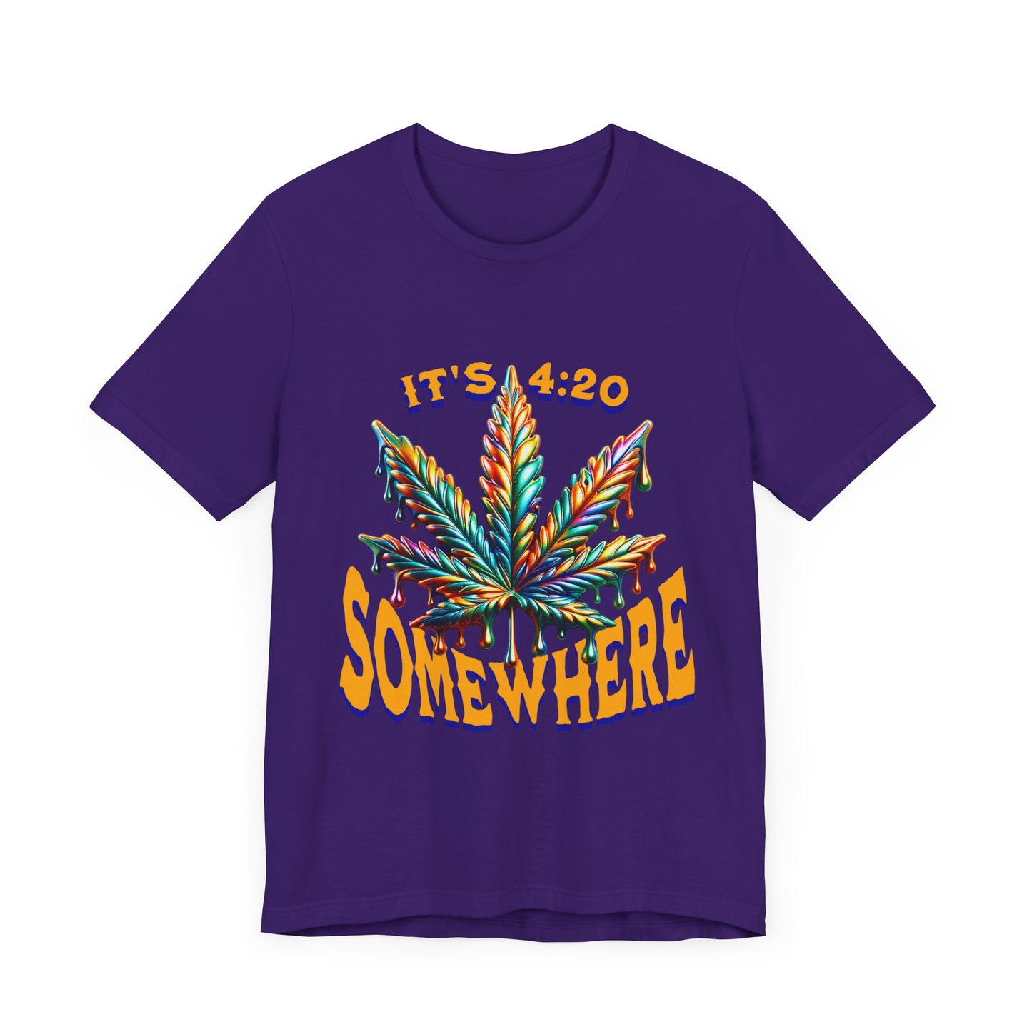 It's 420 Somewhere T-Shirt, Funny Marijuana Shirt, Cannabis Lifestyle Shirts, Funny Stoner Shirt, Cannabis Leaf T-Shirts, 420-Friendly Fashion