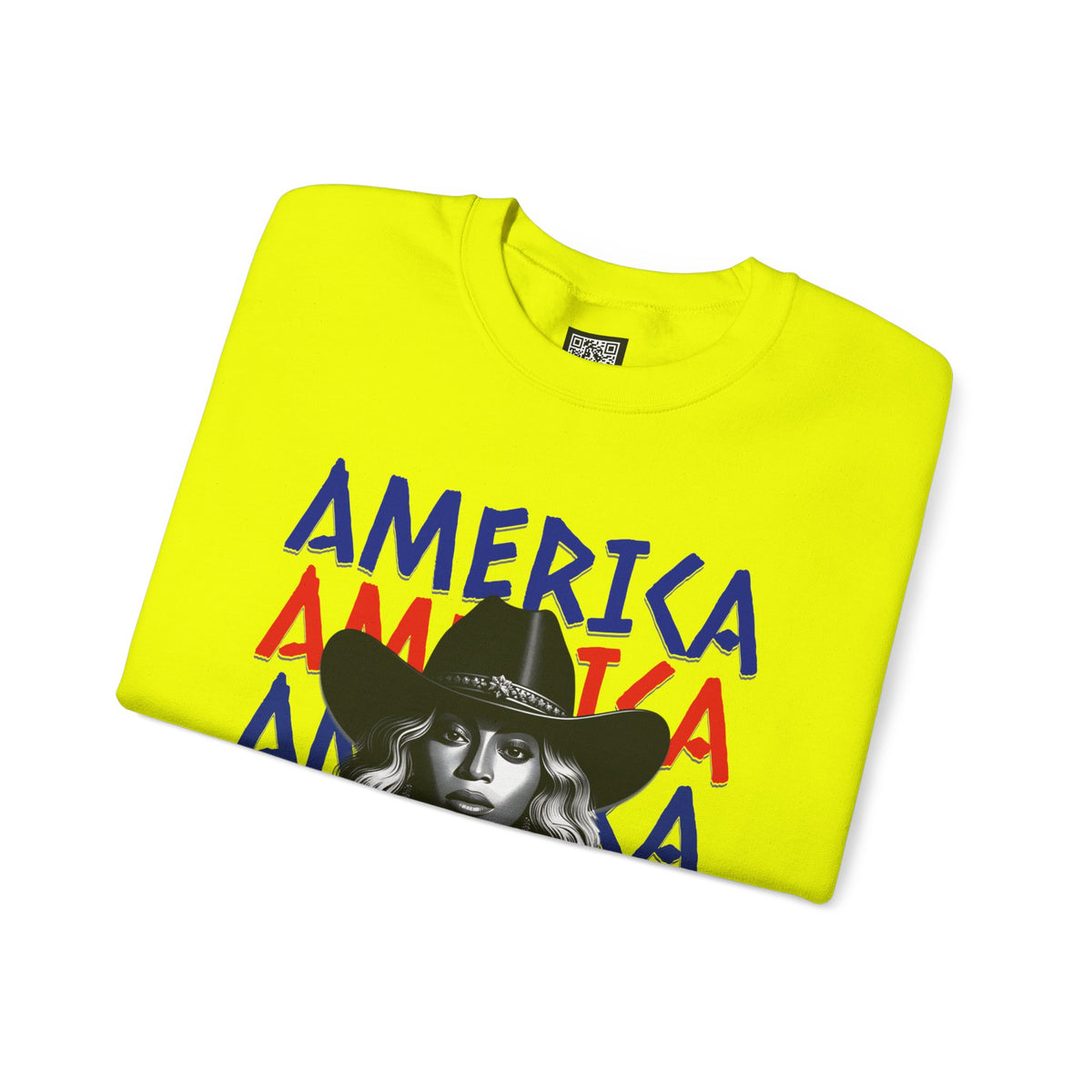 America Graphic Crewneck Sweatshirt, Beyonce America We Have a Problem, Fan Merchandise for Beyonce, Unisex Gildan Sweatshirts