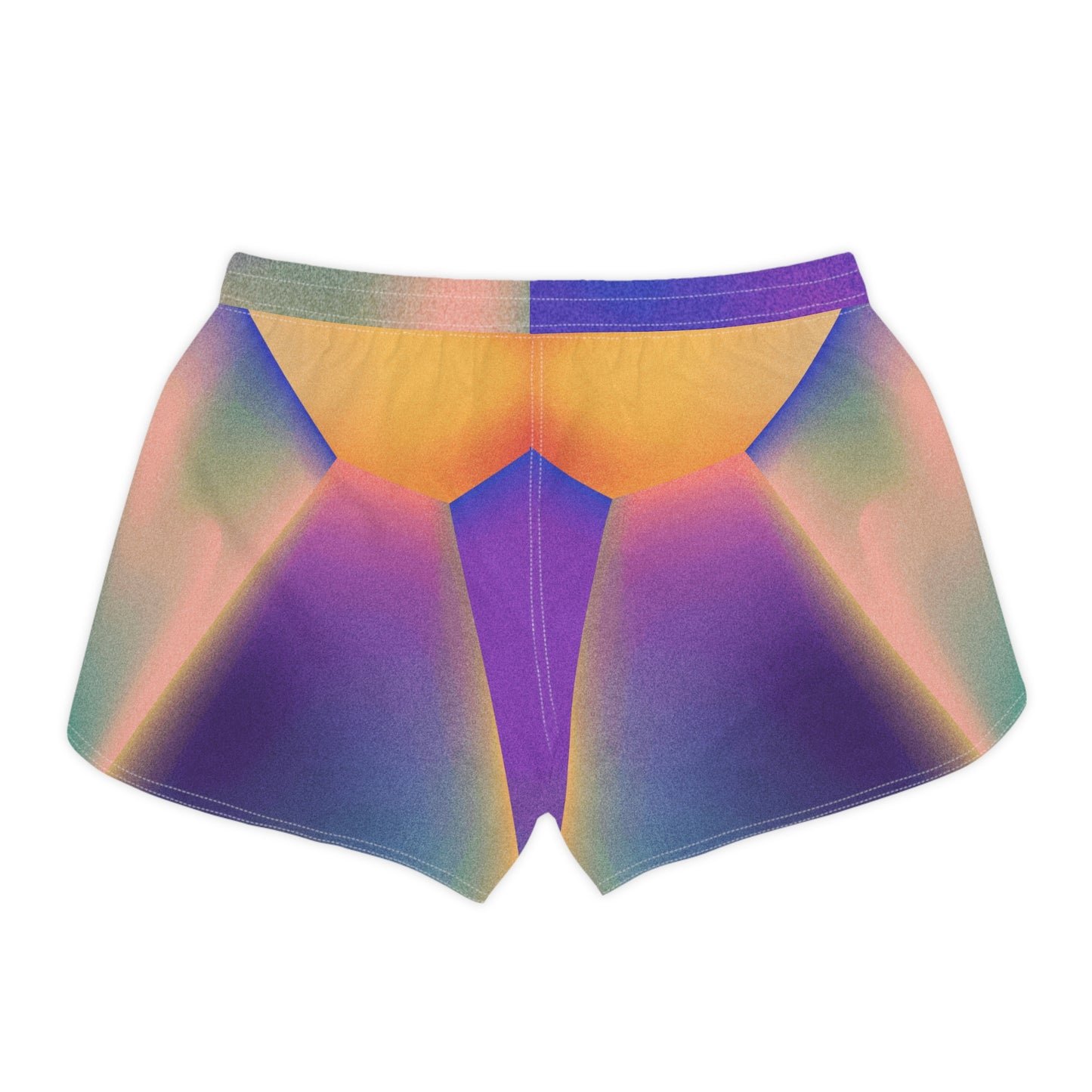 Vibrant Geometric Pattern Women's Casual Shorts - Perfect for Summer Fun! One-of-a-Kind Print, Matching Tank Top Sold Separately
