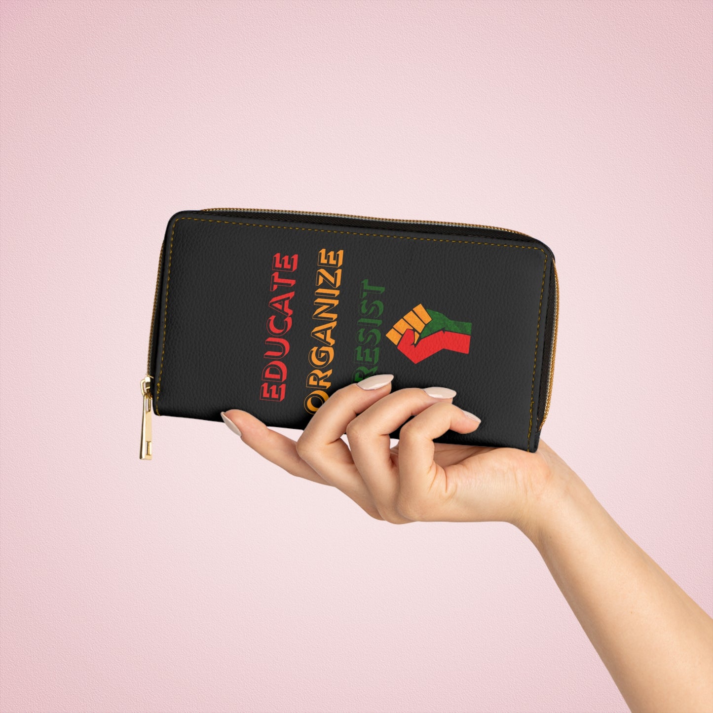 Melanin Wallet for Women, Black Culture Gift, Black Pride Gift, Wallet for 92% Black Women, Black Girl Wallet