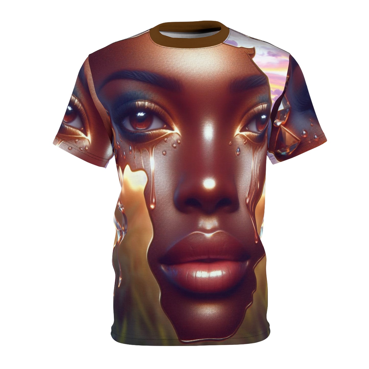 Artistic African Tee for Women, Unique Graphic African Shirt, Handcrafted Apparel, Gift for Art Lovers, Celebration Fashion, Mother Africa T-Shirt