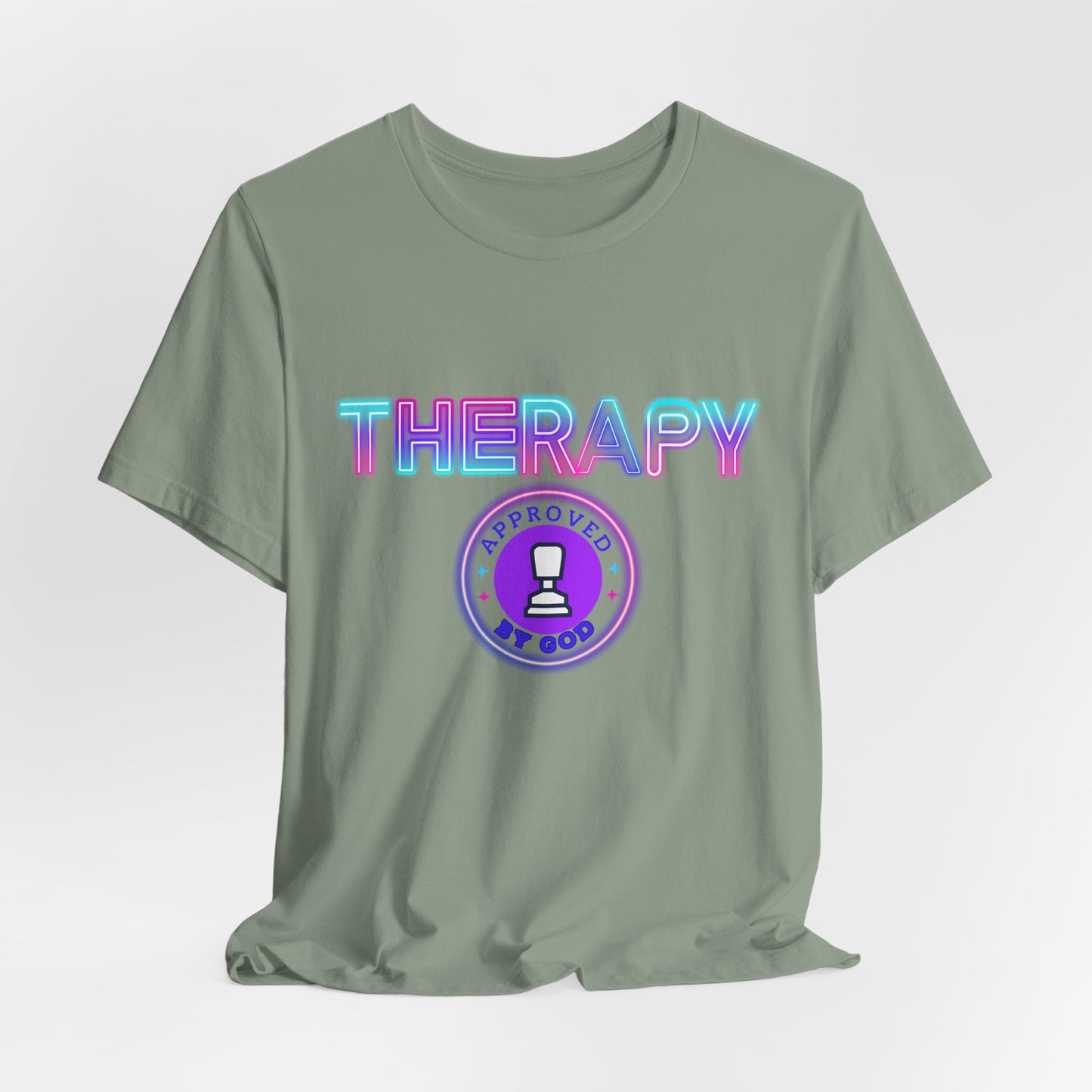 Mental Health Shirts, Mental Health Care Gifts, Inspirational Shirts, Therapy T-shirts, Therapy Works, Motivational T-Shirts, Religious Tees