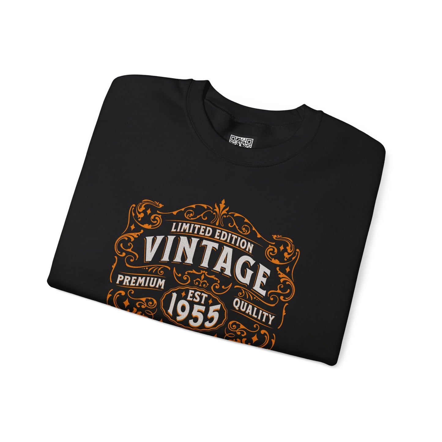 Personalized Vintage Perfection Crewneck Sweatshirt – Retro Graphic Pullover Shirt