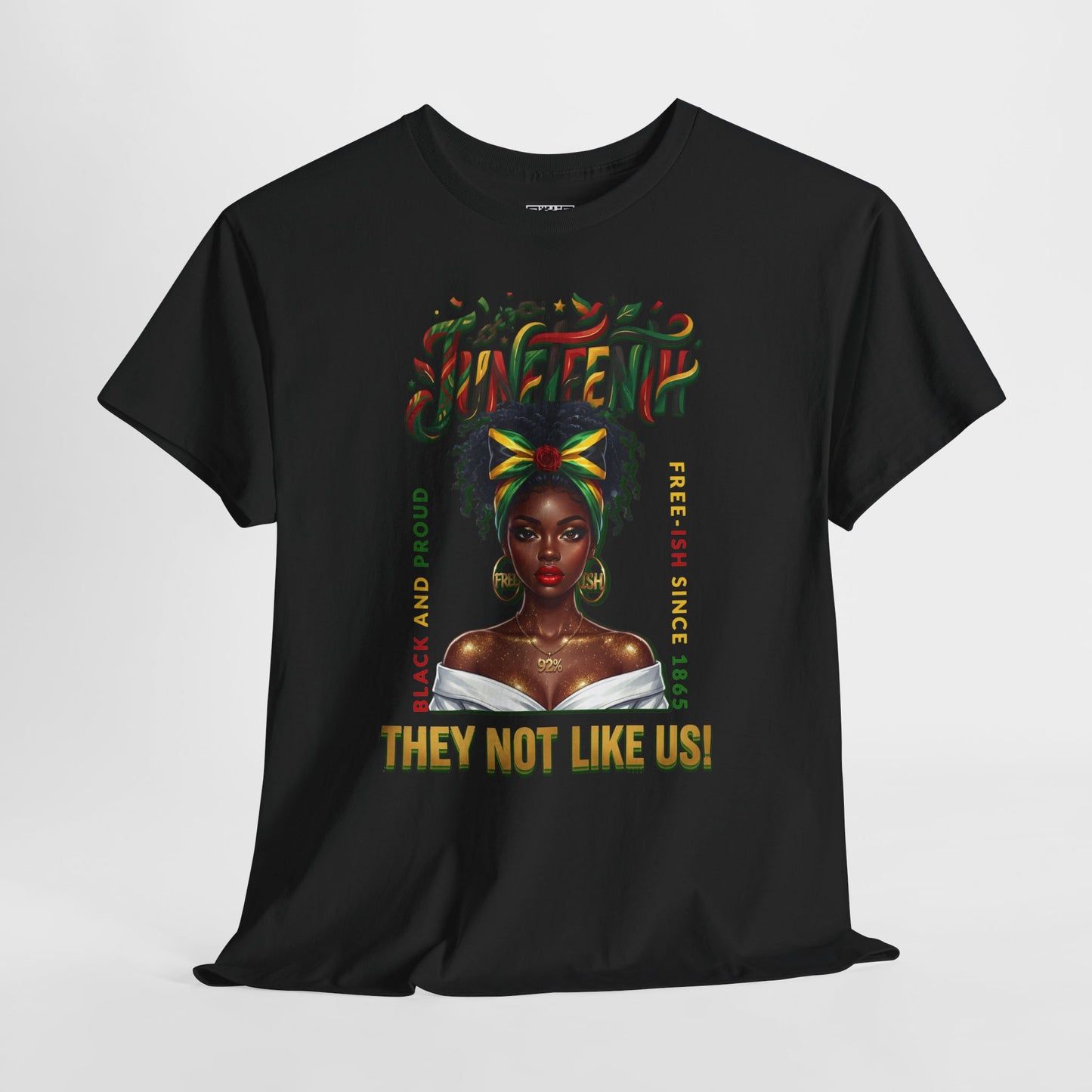 Juneteenth Celebration Tee — "They Not Like Us" Black History Graphic Shirt