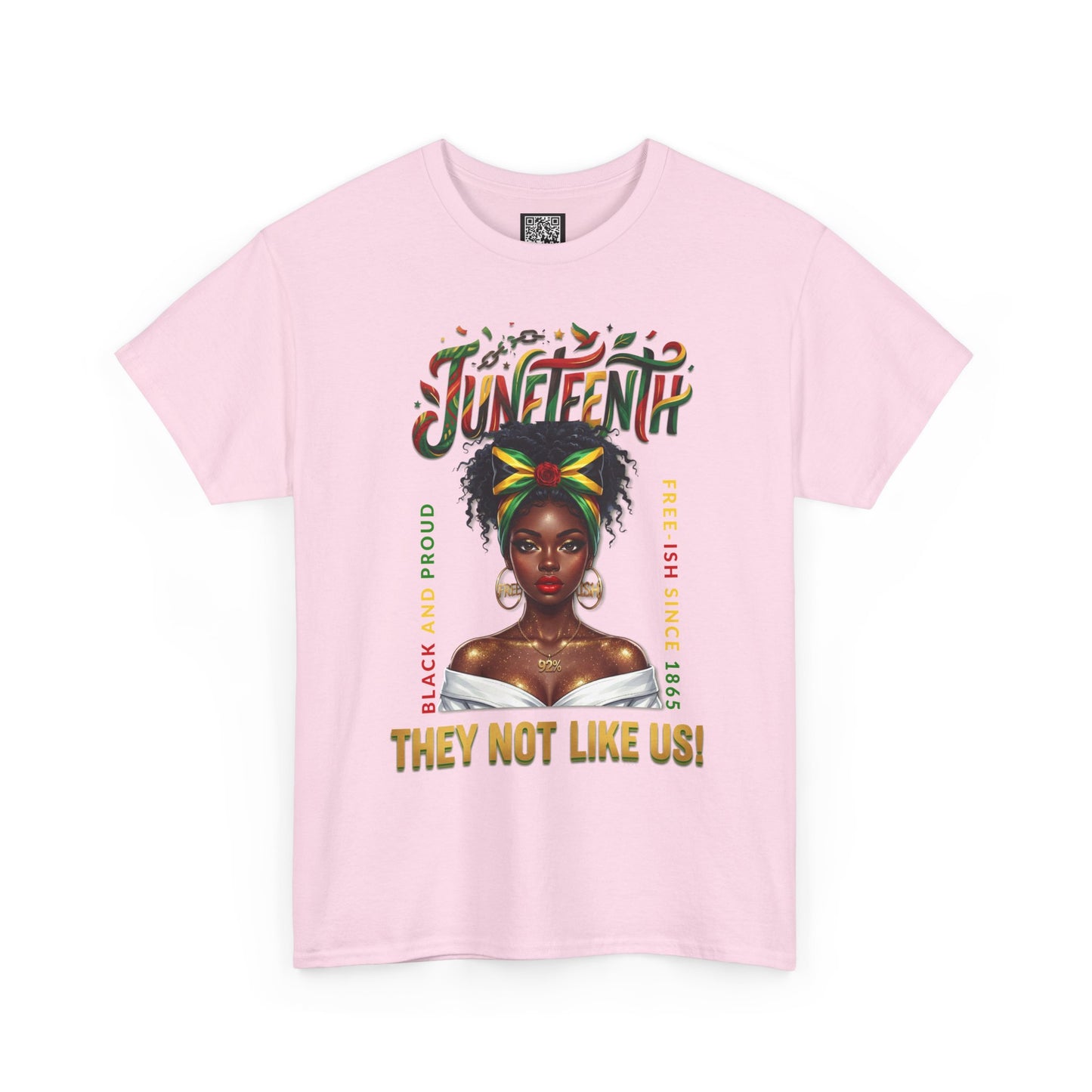 Juneteenth Celebration Tee — "They Not Like Us" Black History Graphic Shirt