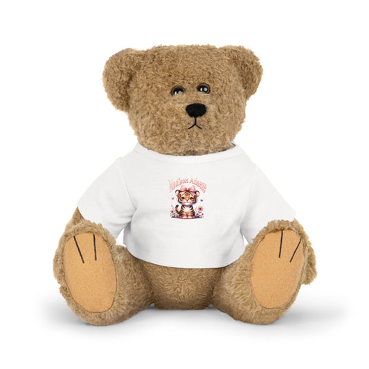 Custom Plush Toy with T-Shirt - Adorable Companion for Kids & Special Occasions, Newborn Personalized Baby Shower Gifts,