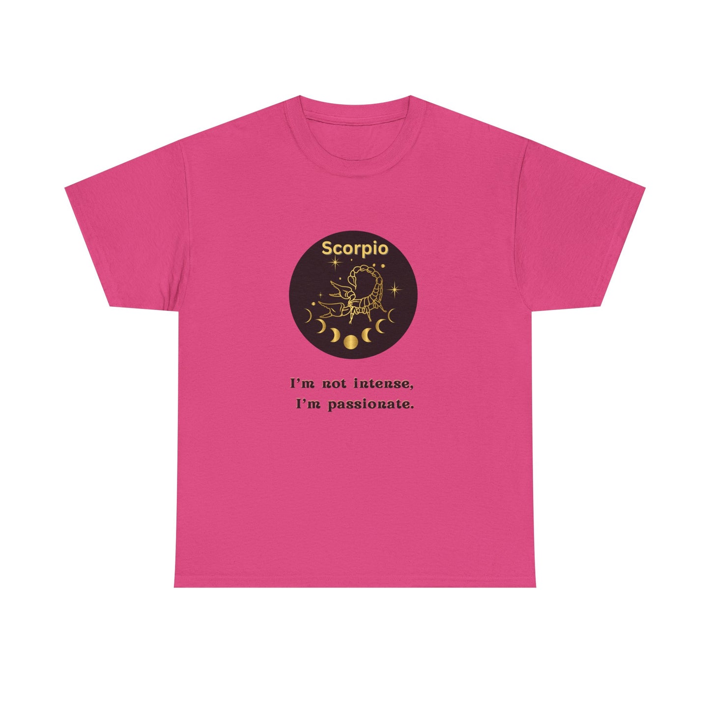 Scorpio T-Shirt, Scorpio Horoscope Gifts, Birth Month Gifts, Zodiac Sign T-Shirt Gifts, Astrology T-Shirt, Unisex Heavy Cotton Tee