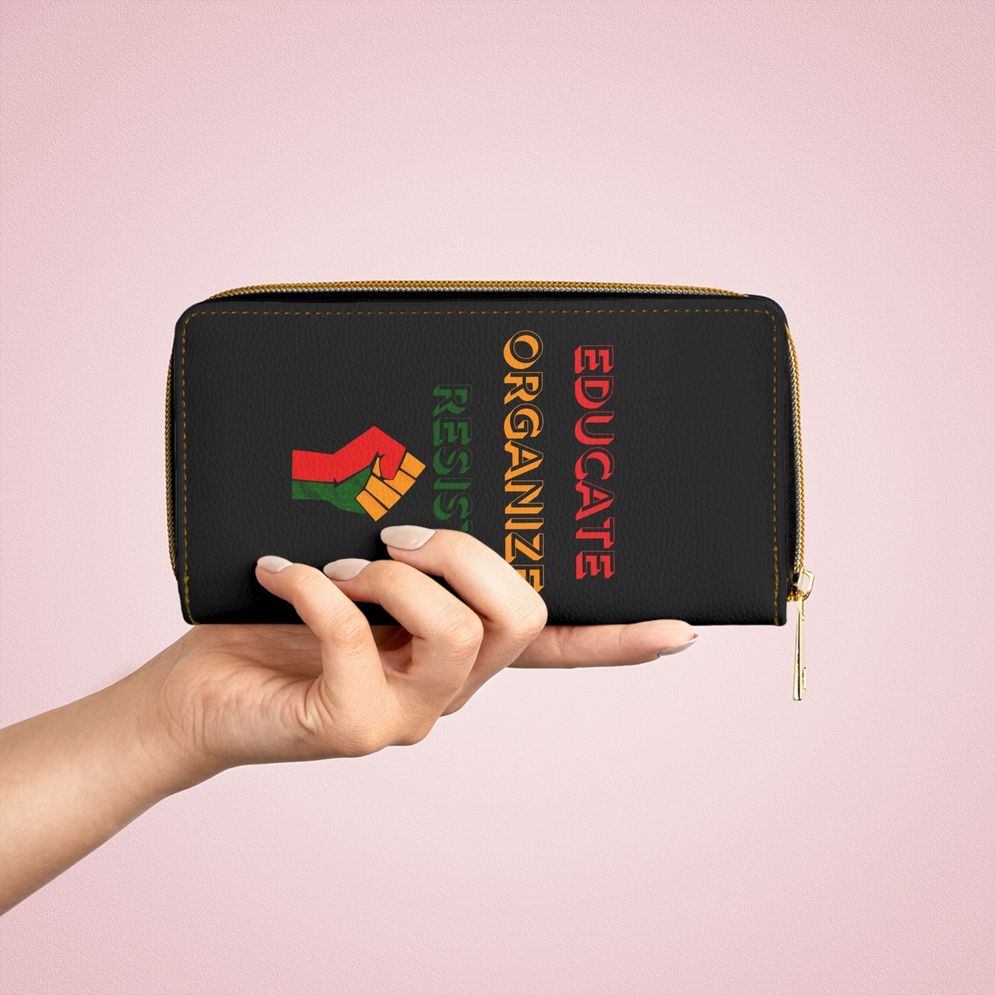 Melanin Wallet for Women, Black Culture Gift, Black Pride Gift, Wallet for 92% Black Women, Black Girl Wallet
