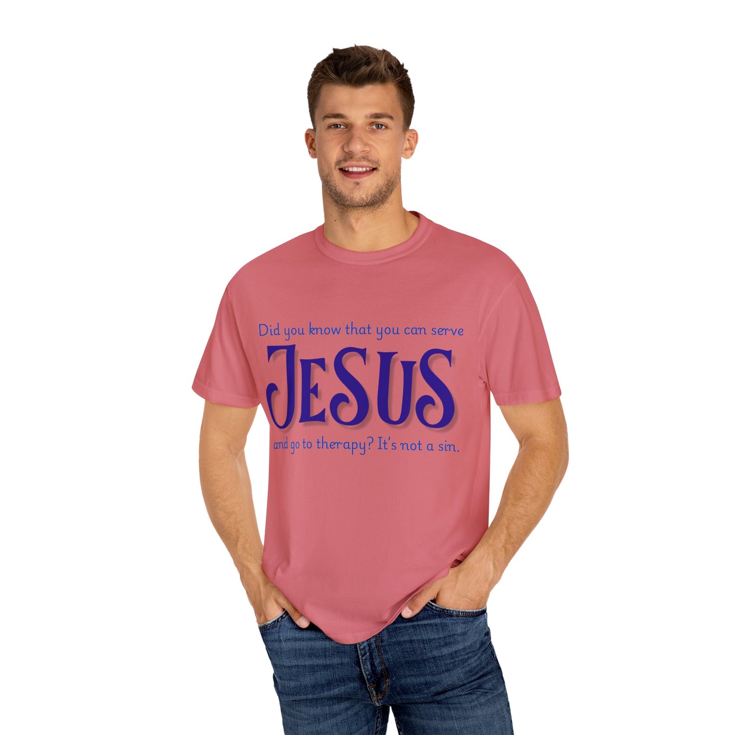 Religious Shirt for Gift, Religious Gift, Inspirational Shirt, Jesus T-Shirt, Christian T-Shirt, Jesus is Love, Unisex, Therapy Shirt, Mental Health Tees