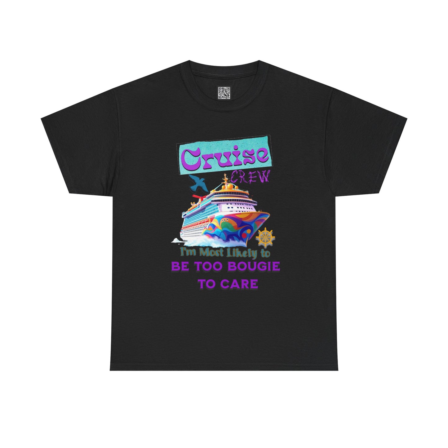 Cruise Crew Tee: Be Too Bougie to Care, Vacation Outfits, Nautical Shirt, Travel Gift, Summer Apparel, T-Shirt for the Bougie One