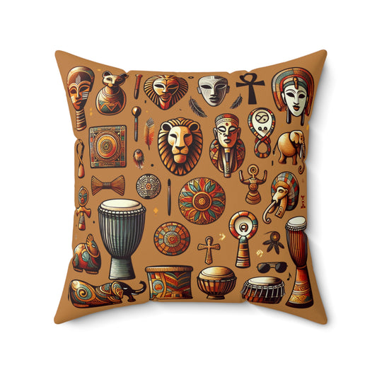 African Print Pillow, Black History Pillow, Boho Chic Pillows, African Ethnic Pillow, Ethnic African Style Pillows, Unique Pillows for a Gift
