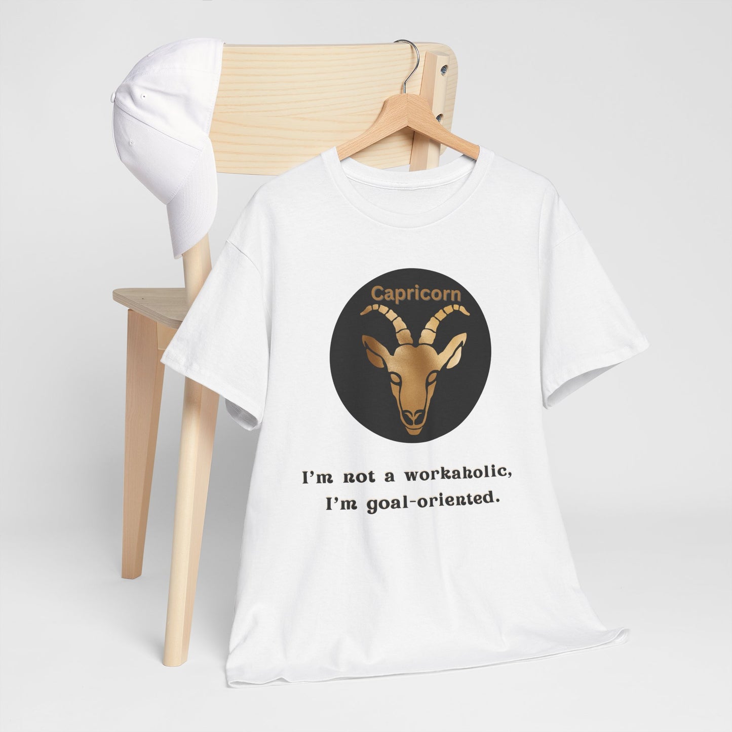Capricorn T-Shirt, Capricorn Horoscope Gifts, Birth Month Gifts, Zodiac Sign T-Shirt Gifts, Astrology T-Shirt, Unisex Heavy Cotton Tee