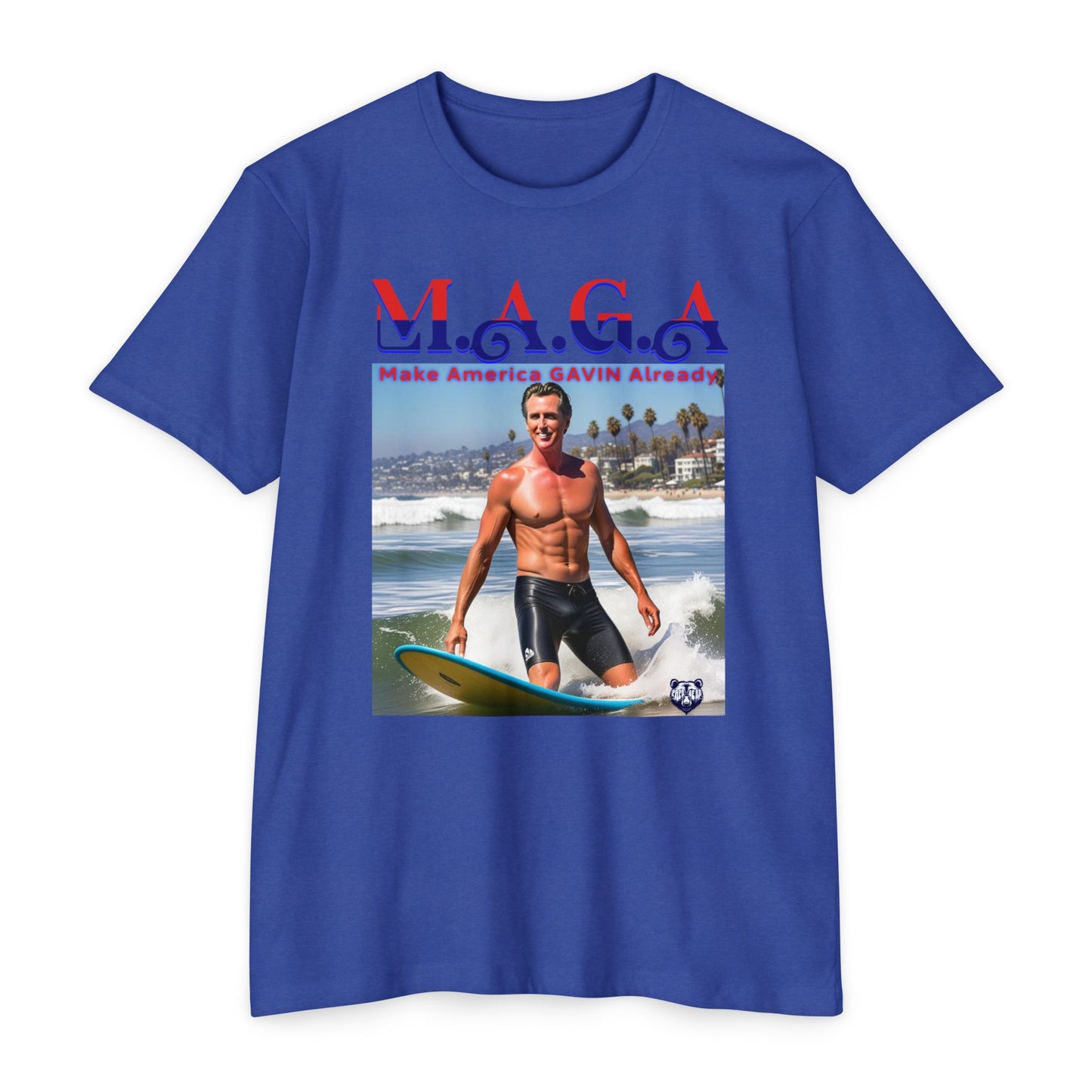 Make America Gavin Already T-shirt | Retro California Beach Vibe | Gavin Newsom T-shirt Apparel | Summer Style | California Pride Tees
