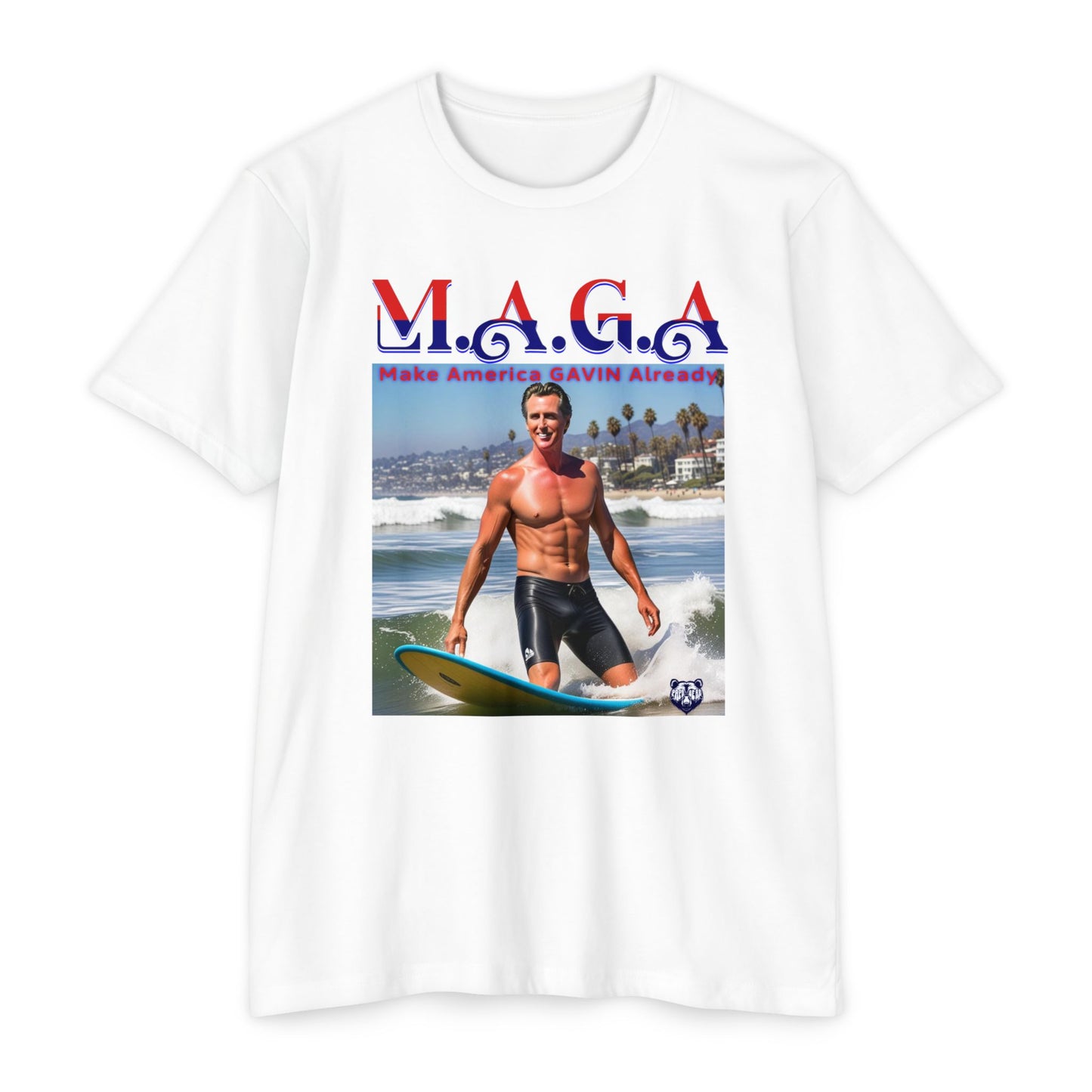 Make America Gavin Already T-shirt | Retro California Beach Vibe | Gavin Newsom T-shirt Apparel | Summer Style | California Pride Tees