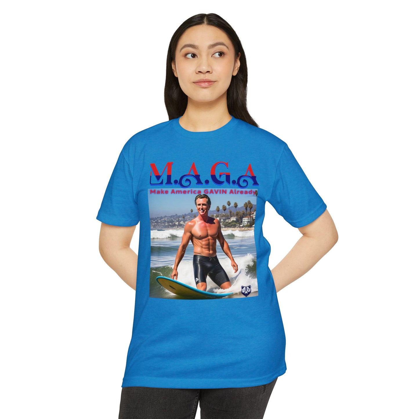 Make America Gavin Already T-shirt | Retro California Beach Vibe | Gavin Newsom T-shirt Apparel | Summer Style | California Pride Tees