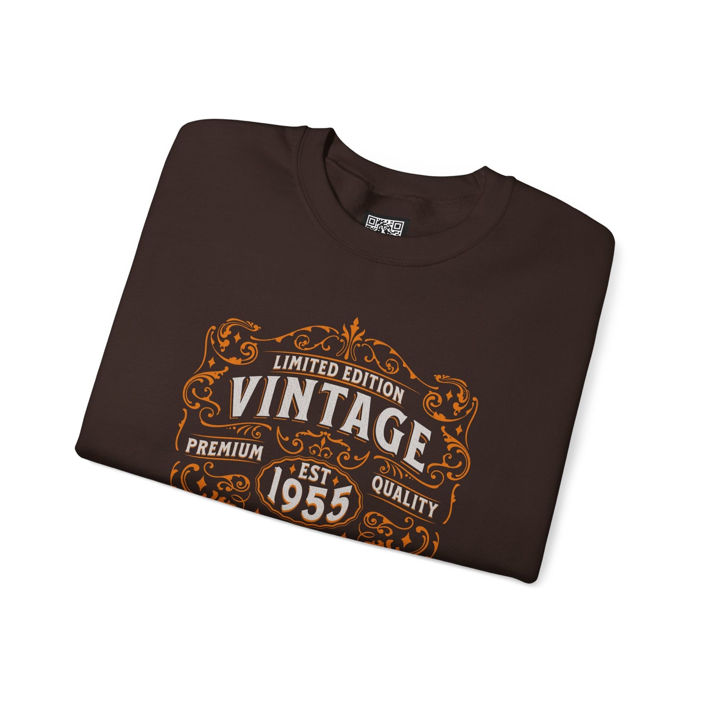 Personalized Vintage Perfection Crewneck Sweatshirt – Retro Graphic Pullover Shirt