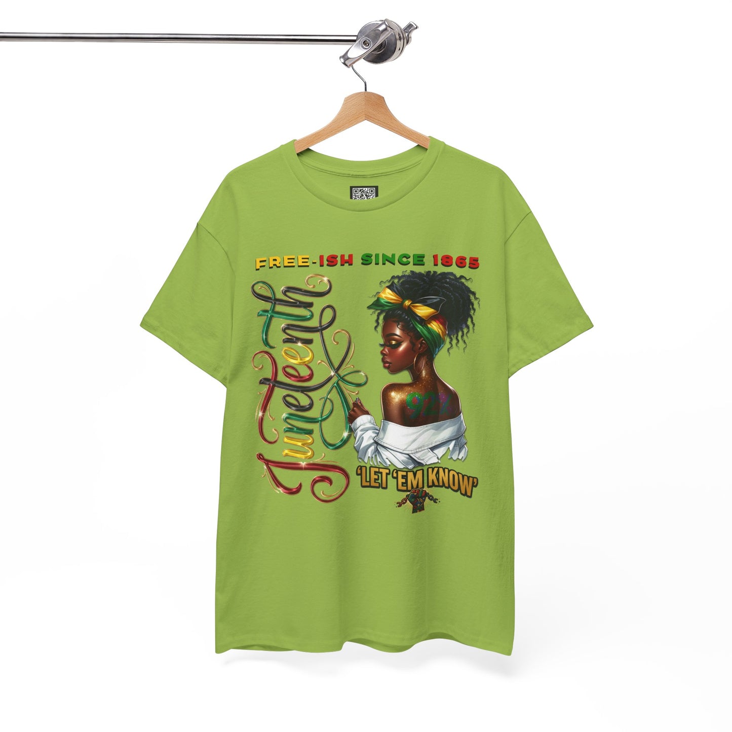Juneteenth Celebration T-Shirt — 'Juneteenth Let 'Em Know' African American Heritage Tee