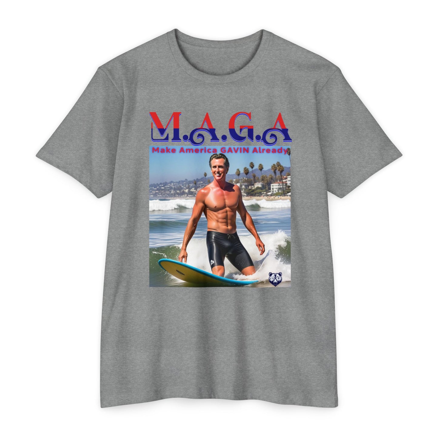 Make America Gavin Already T-shirt | Retro California Beach Vibe | Gavin Newsom T-shirt Apparel | Summer Style | California Pride Tees