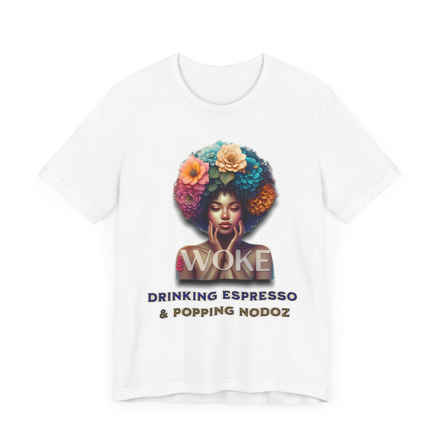 Woke Because We Can't Sleep on our Government, 92% Black Woman's Power Shirt, Melanin Women T-Shirts, Black Girl Magic T-Shirts,