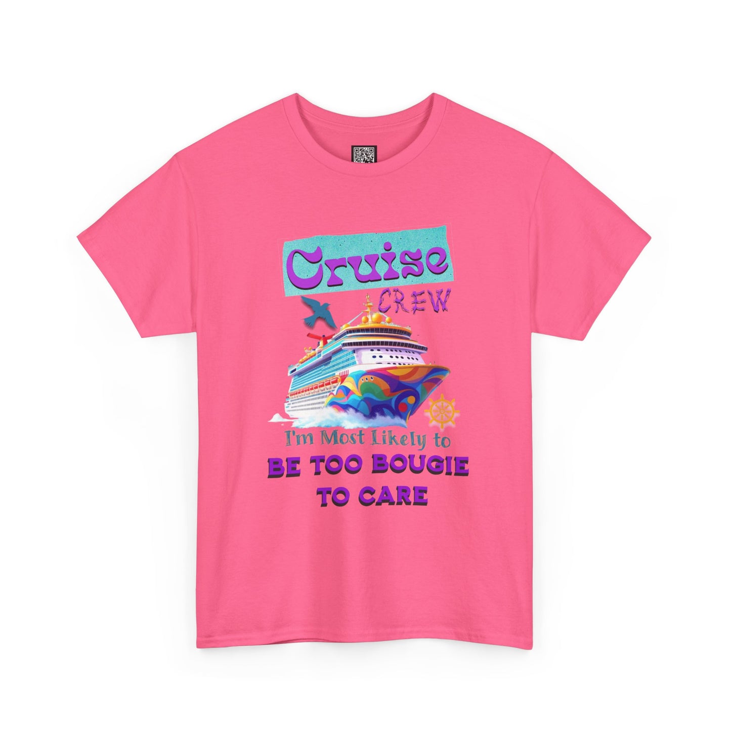 Cruise Crew Tee: Be Too Bougie to Care, Vacation Outfits, Nautical Shirt, Travel Gift, Summer Apparel, T-Shirt for the Bougie One