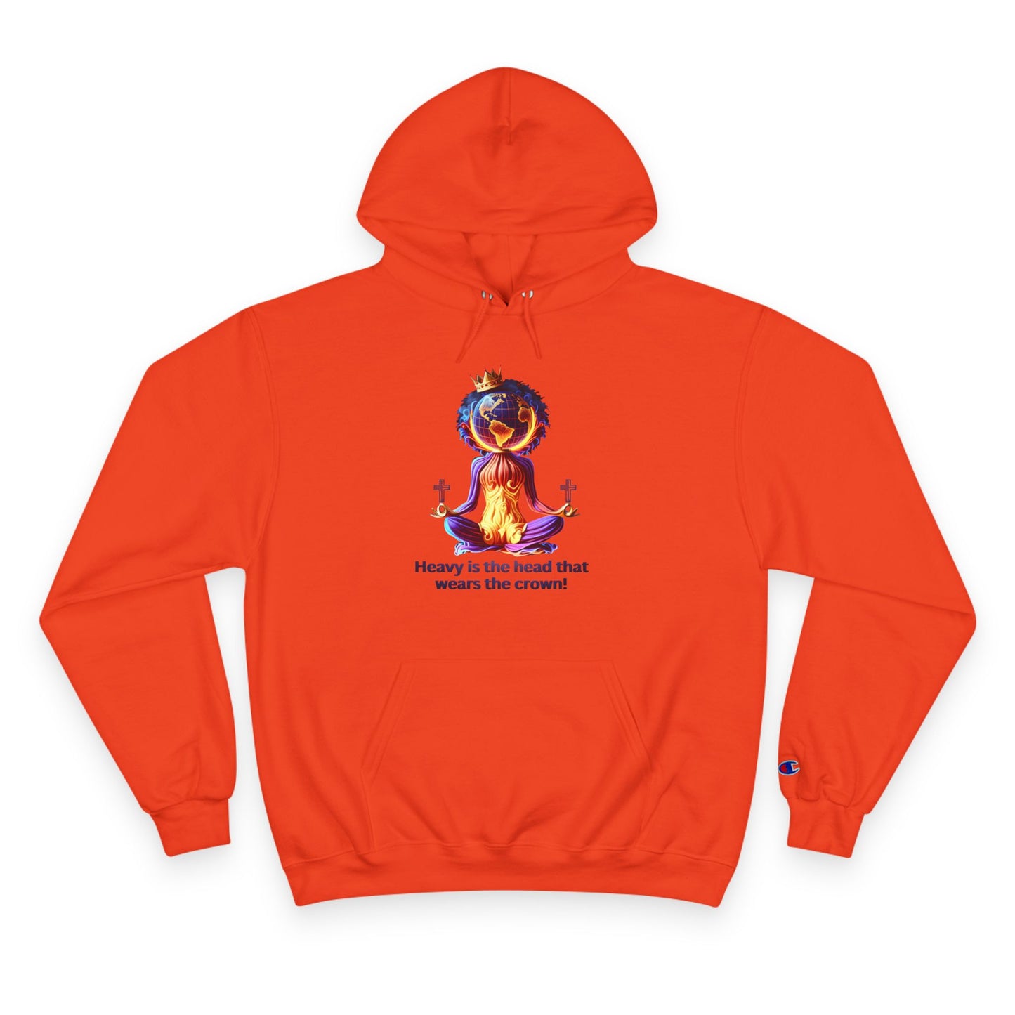 "Heavy is the Head" Champion Hoodie for Women, Inspirational Hoodie for Women, Women Empowerment Hoodies for Women