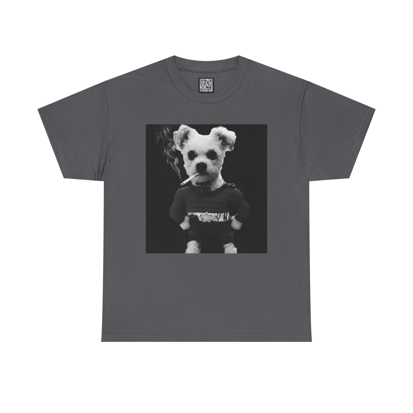 Custom Dog Graphic Tee — Vintage Black & White Puppy Photo T‑Shirt
