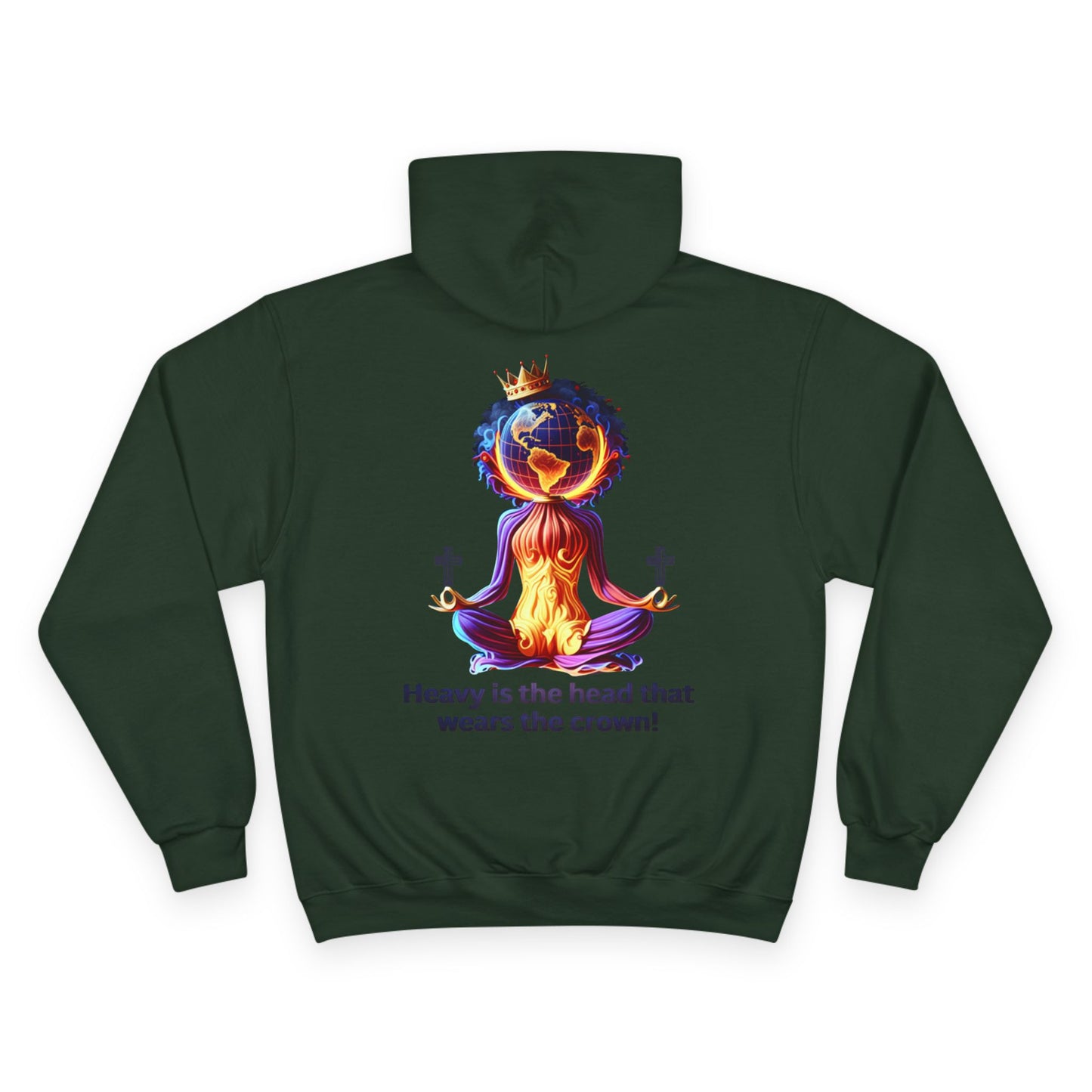 "Heavy is the Head" Champion Hoodie for Women, Inspirational Hoodie for Women, Women Empowerment Hoodies for Women