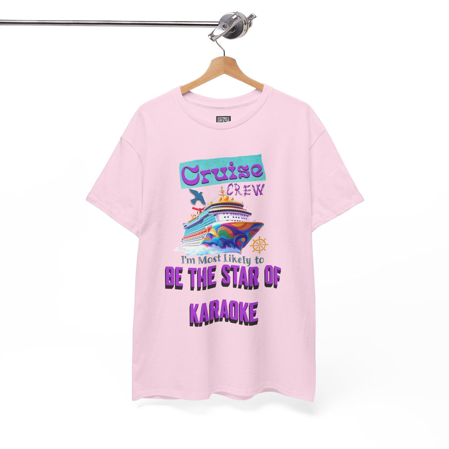 Cruising Karaoke Unisex Tee - Fun Cruise Travel Shirt, Cruise Vacation Outfit, Cruise Summer Party Gear, Gift for Cruise Lovers, Funny Shirt