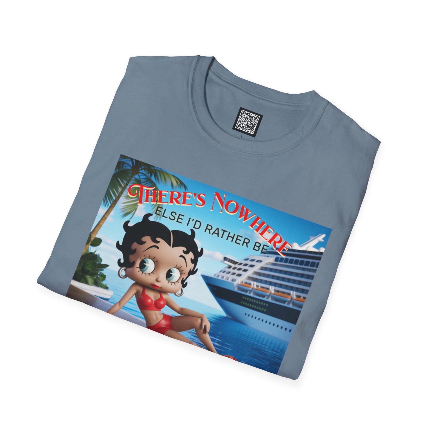 Betty Boop Cruisin' Vintage T-Shirt, Retro Beach Tee, Cute Cruise Themed Summer Fun Shirt, Vacation Outfit, Bettsie Style Clothing