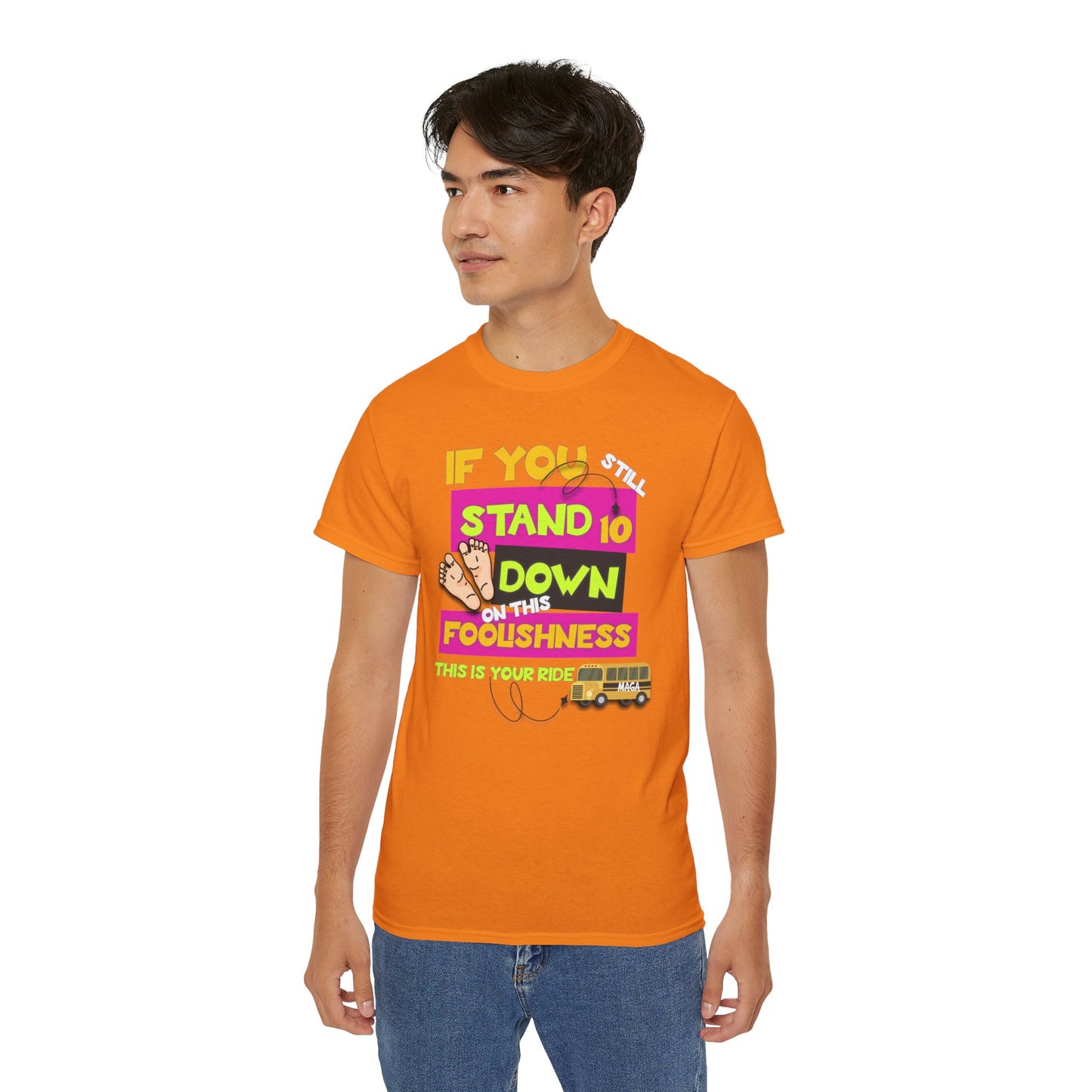 10 Toes Down on Foolishness - No King's T-Shirt