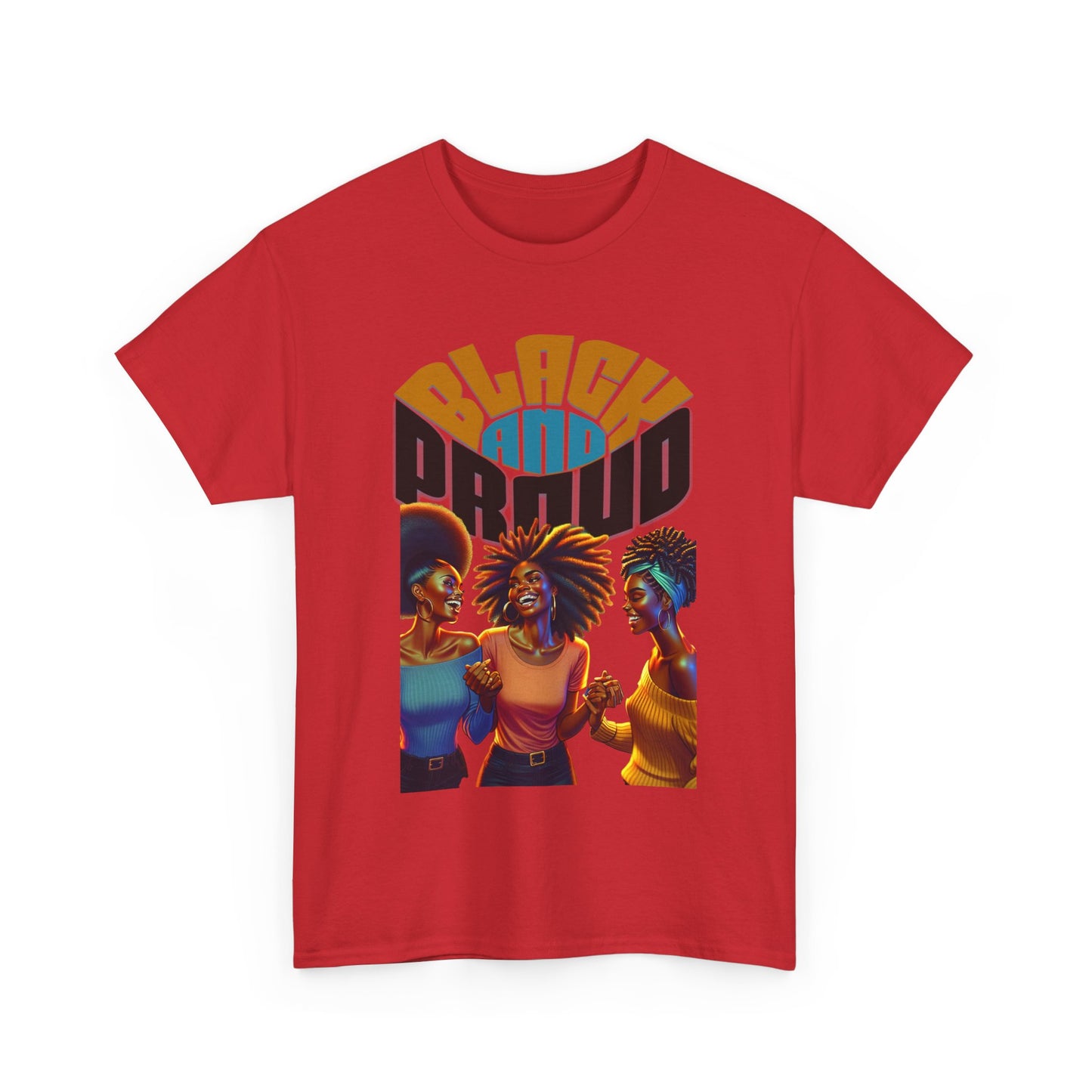 Black and Proud: Sisters United Shirt, Black Culture Shirts, Melanin Power, Black Girl Magic Shirts, African American T-Shirts, Nubian Queens T-Shirts,