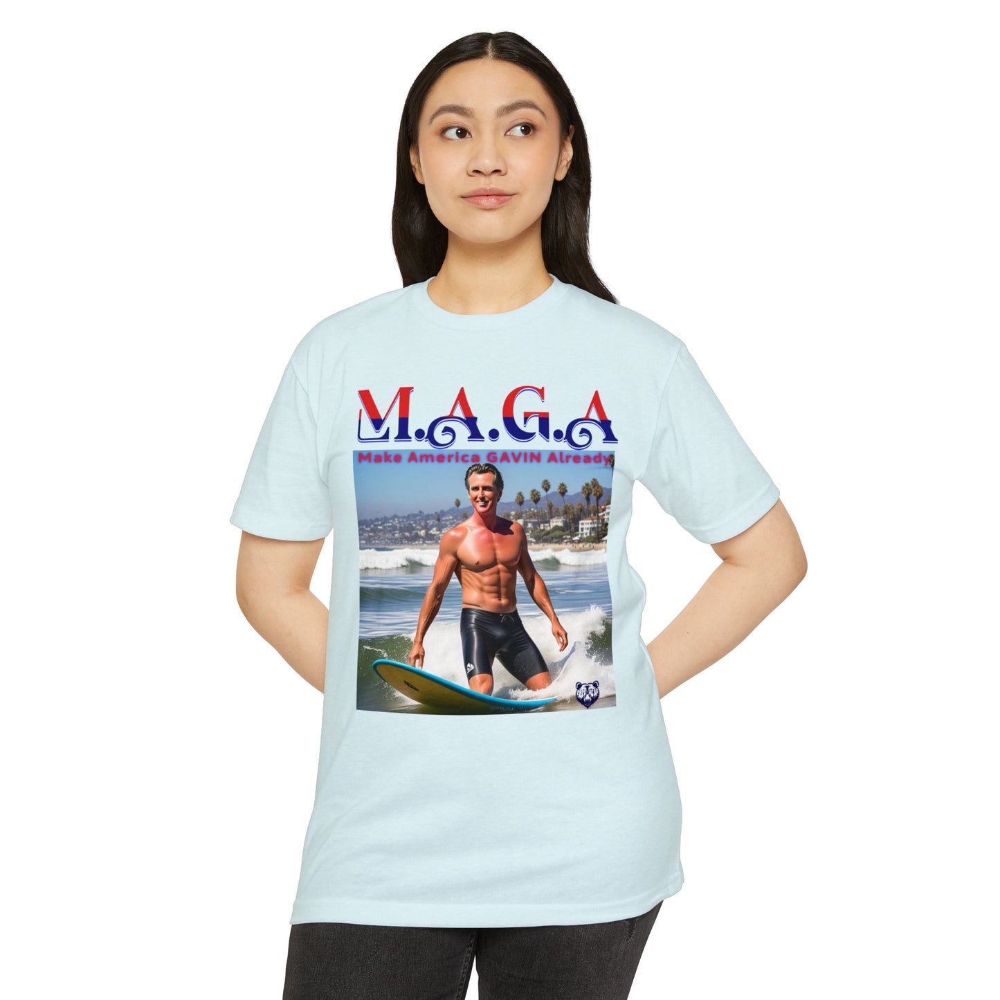 Make America Gavin Already T-shirt | Retro California Beach Vibe | Gavin Newsom T-shirt Apparel | Summer Style | California Pride Tees