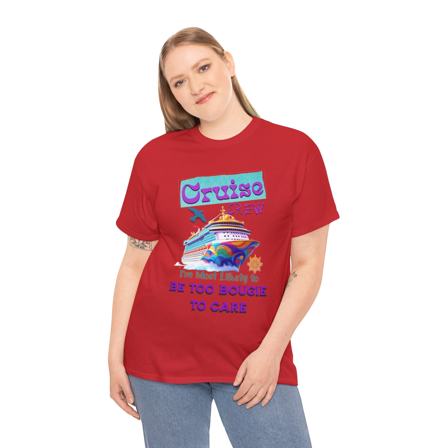 Cruise Crew Tee: Be Too Bougie to Care, Vacation Outfits, Nautical Shirt, Travel Gift, Summer Apparel, T-Shirt for the Bougie One