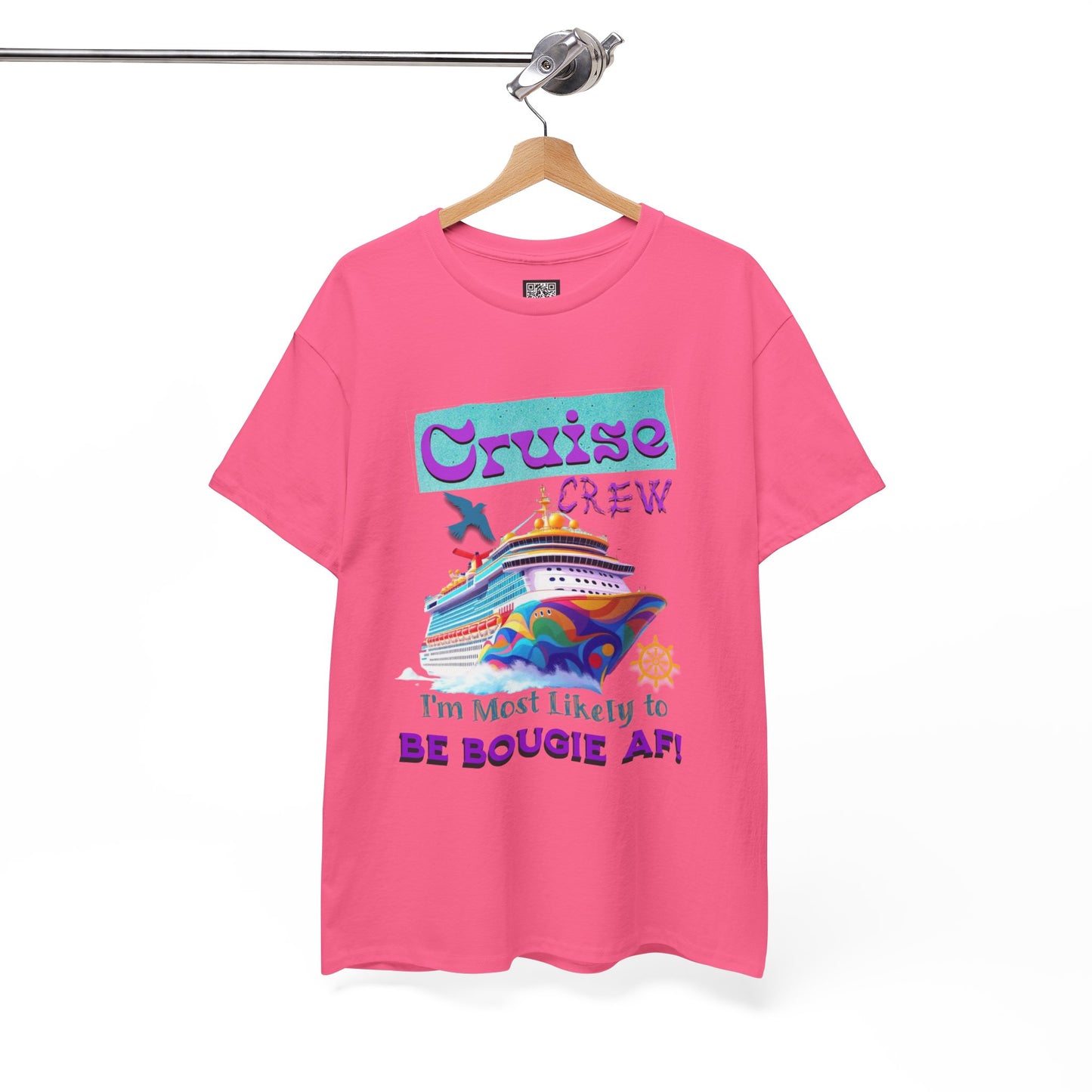 Cruise Crew Tee - I'm Most Likely to Be Bougie AF, Travel Shirt, Vacation Apparel, Cruise Outfits, Summer Fun Clothing for the Bougie Crew