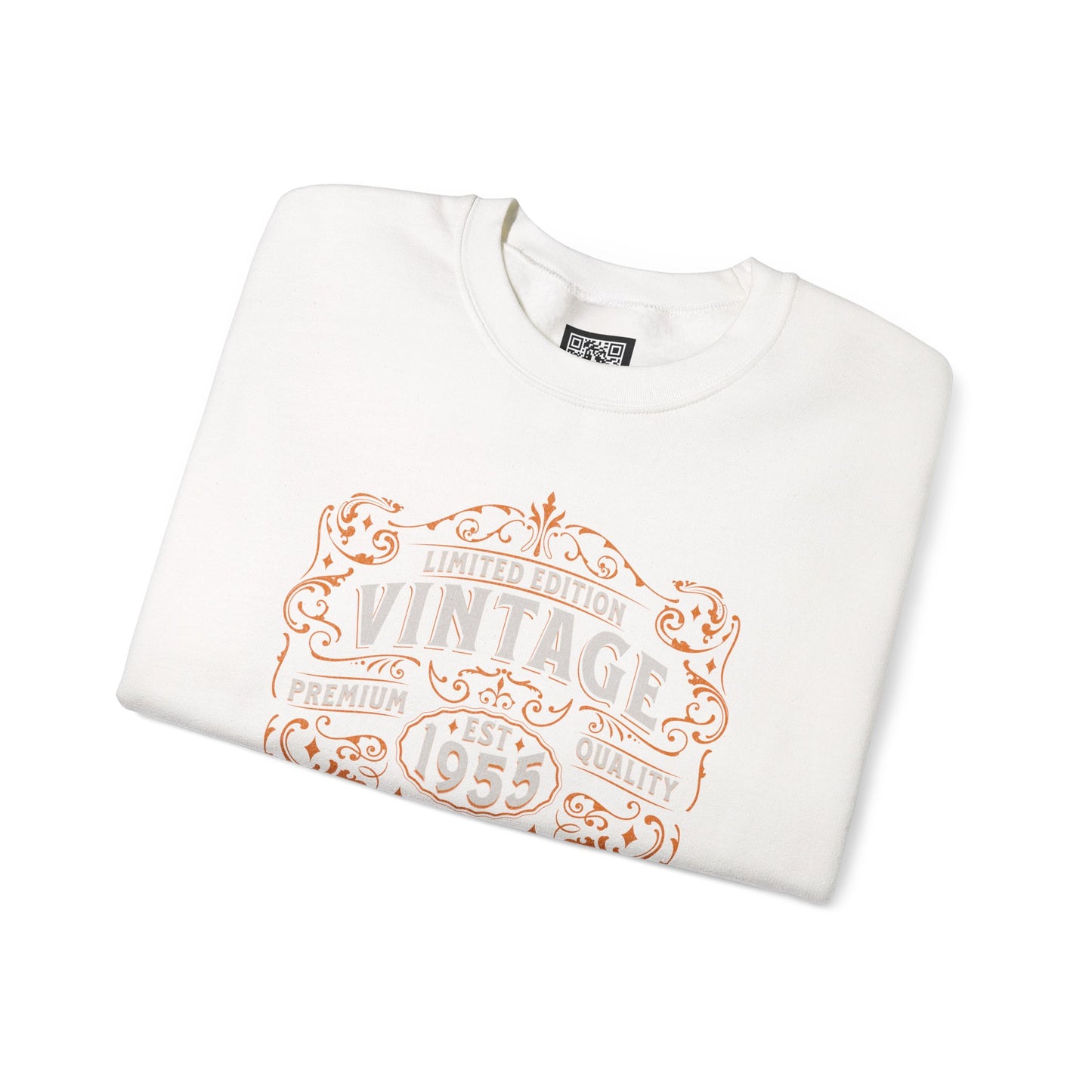 Personalized Vintage Perfection Crewneck Sweatshirt – Retro Graphic Pullover Shirt