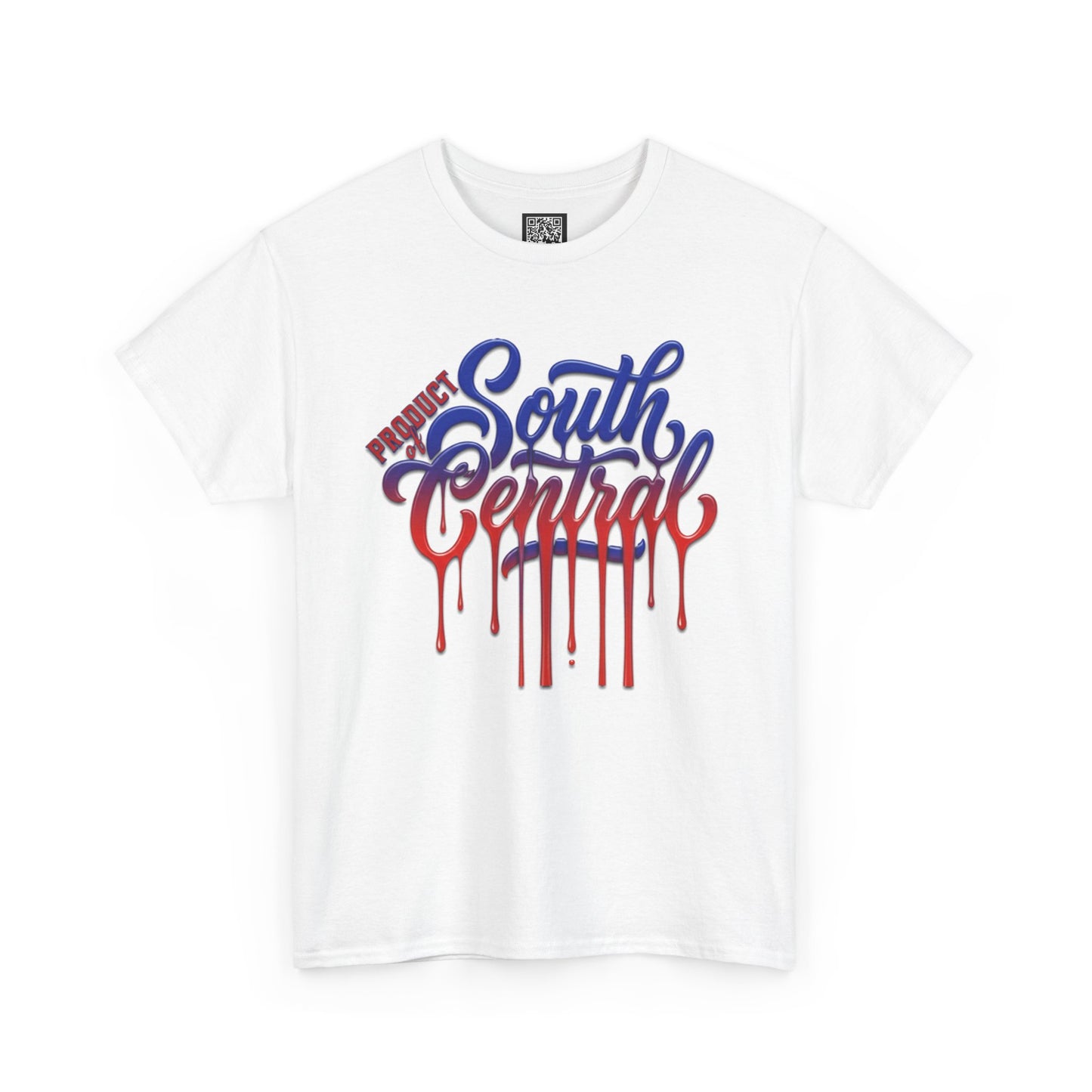 South Central Drip T-Shirt — Retro Los Angeles Script Graffiti Tee