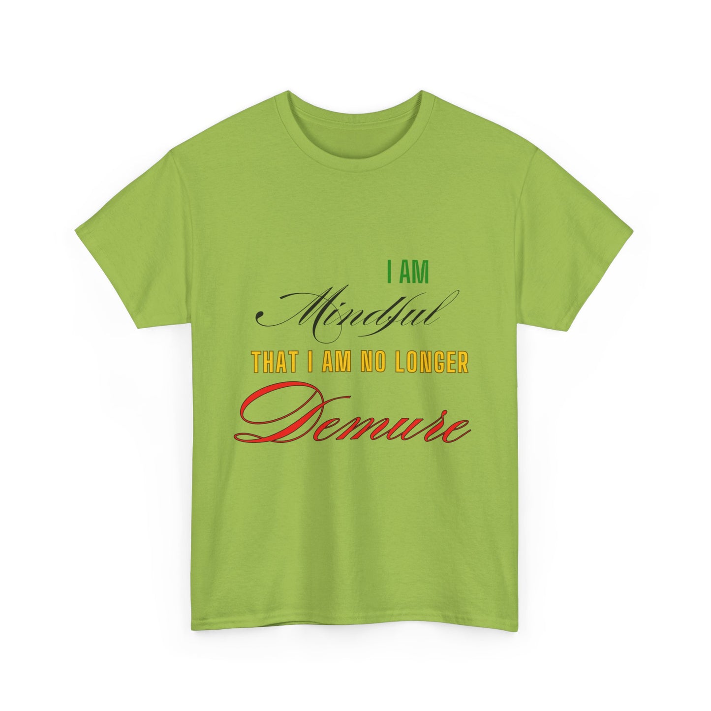 Demure Shirt, Funny Trendy T-Shirt, Viral Meme Shirt, Female Empowerment Shirt, Very Demure Very Mindful Very Cutesy, Minimalist Style, Fun