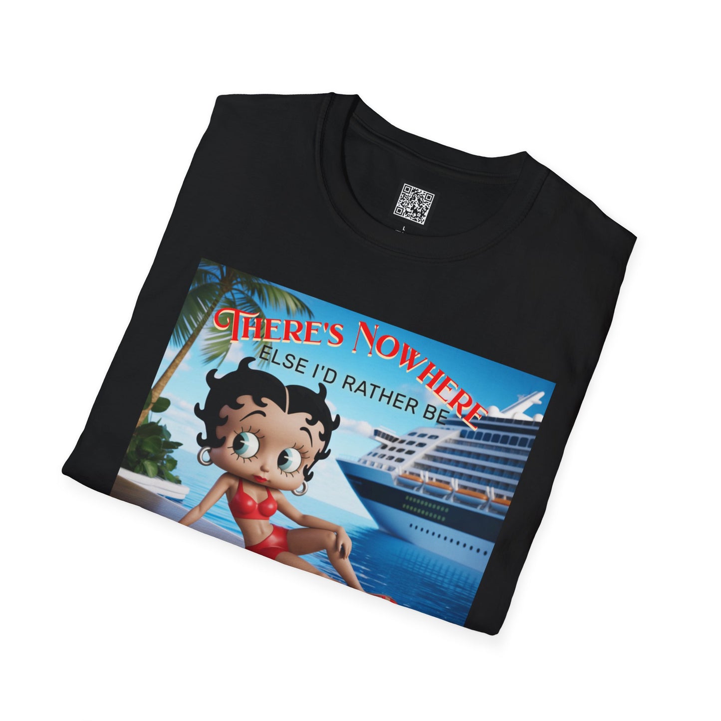 Betty Boop Cruisin' Vintage T-Shirt, Retro Beach Tee, Cute Cruise Themed Summer Fun Shirt, Vacation Outfit, Bettsie Style Clothing
