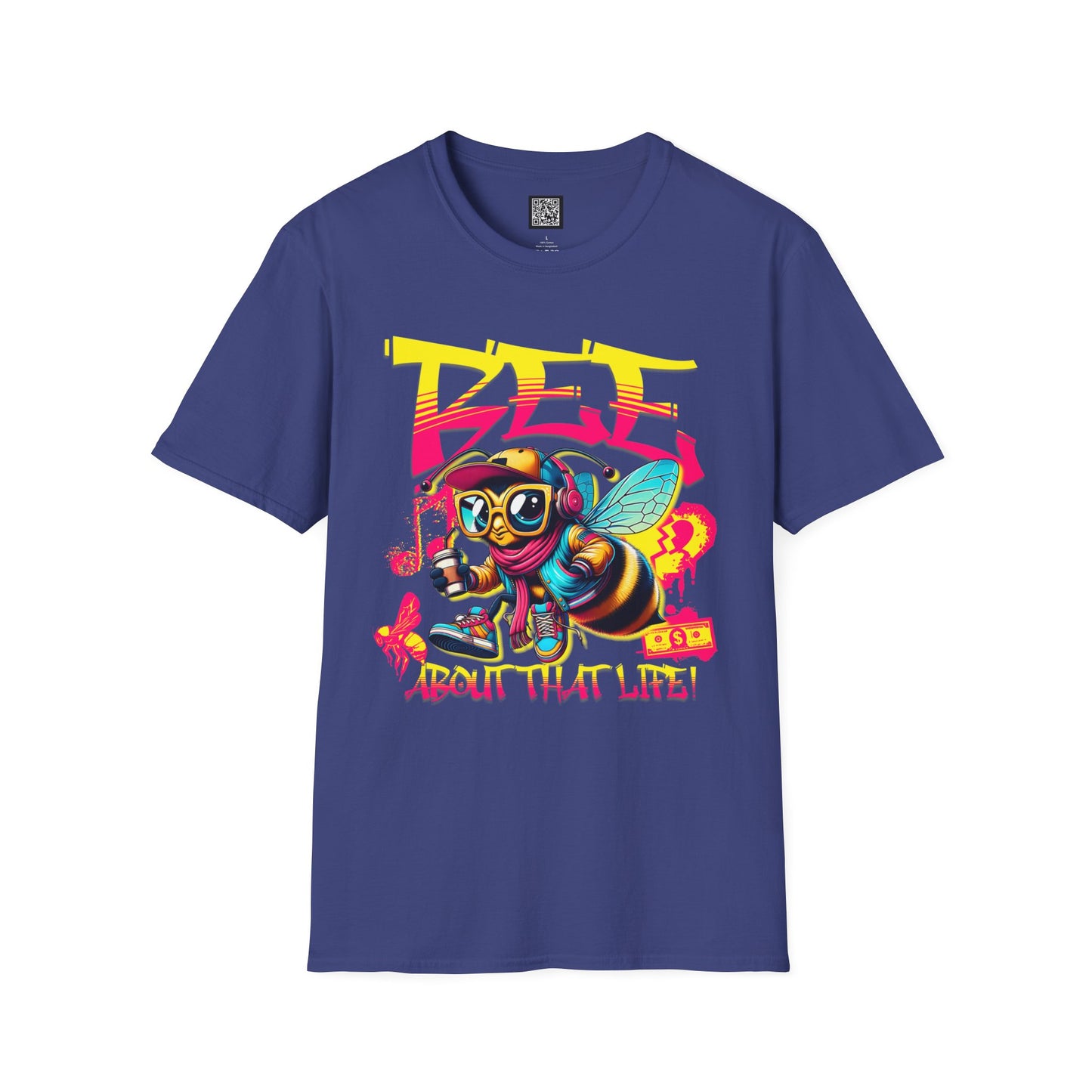 Beekeeper Graphic T-Shirt, Cute Bee Lovers T-Shirt, Fun Colorful Graphic Bee Tee, Summer Casual Wear, Gift for Bee Enthusiast